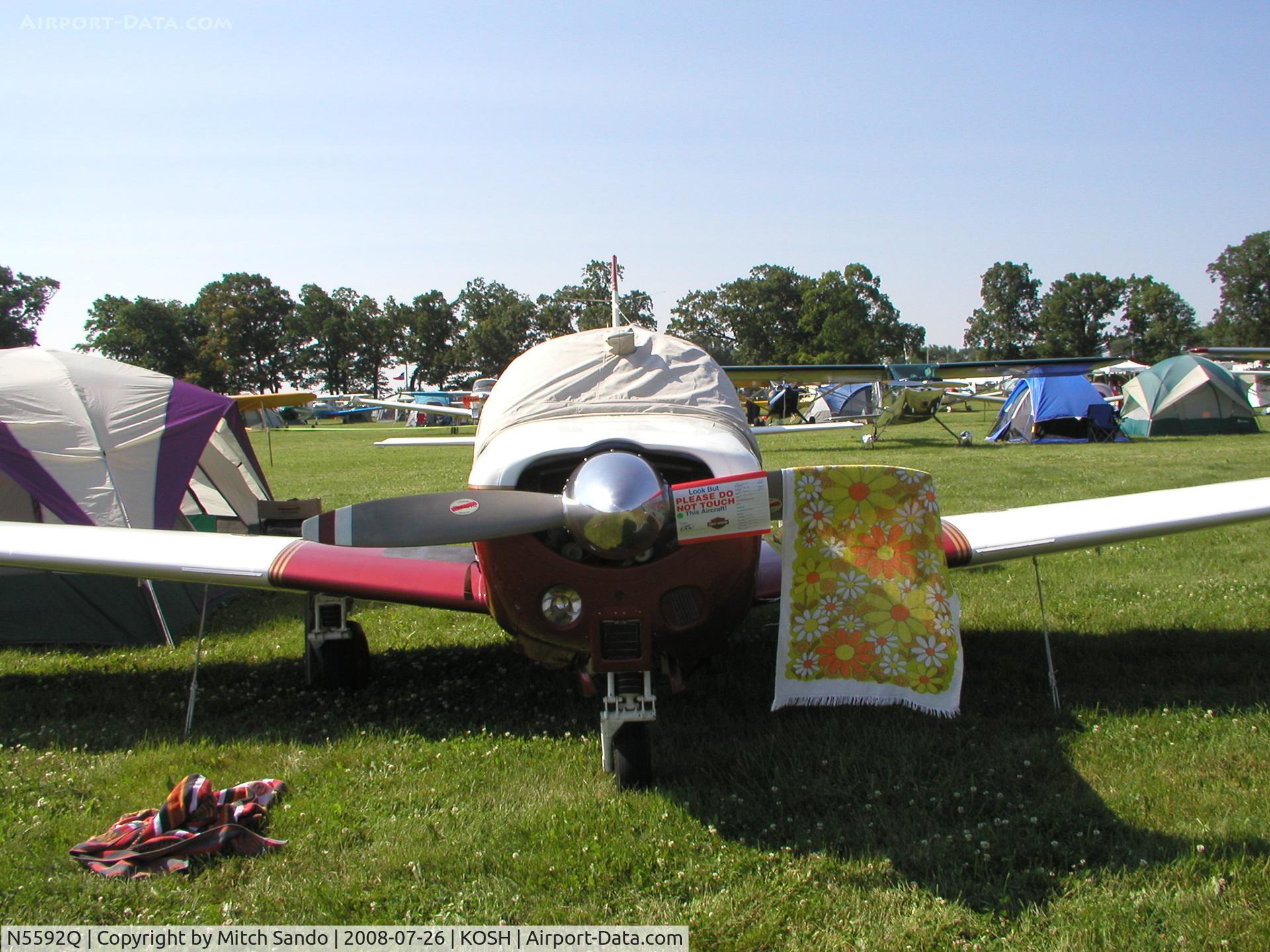 N5592Q, 1965 Mooney M20C Ranger C/N 2986, EAA AirVenture 2008.