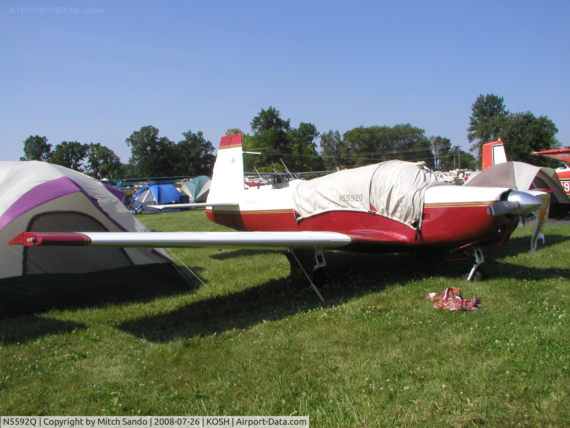 N5592Q, 1965 Mooney M20C Ranger C/N 2986, EAA AirVenture 2008.