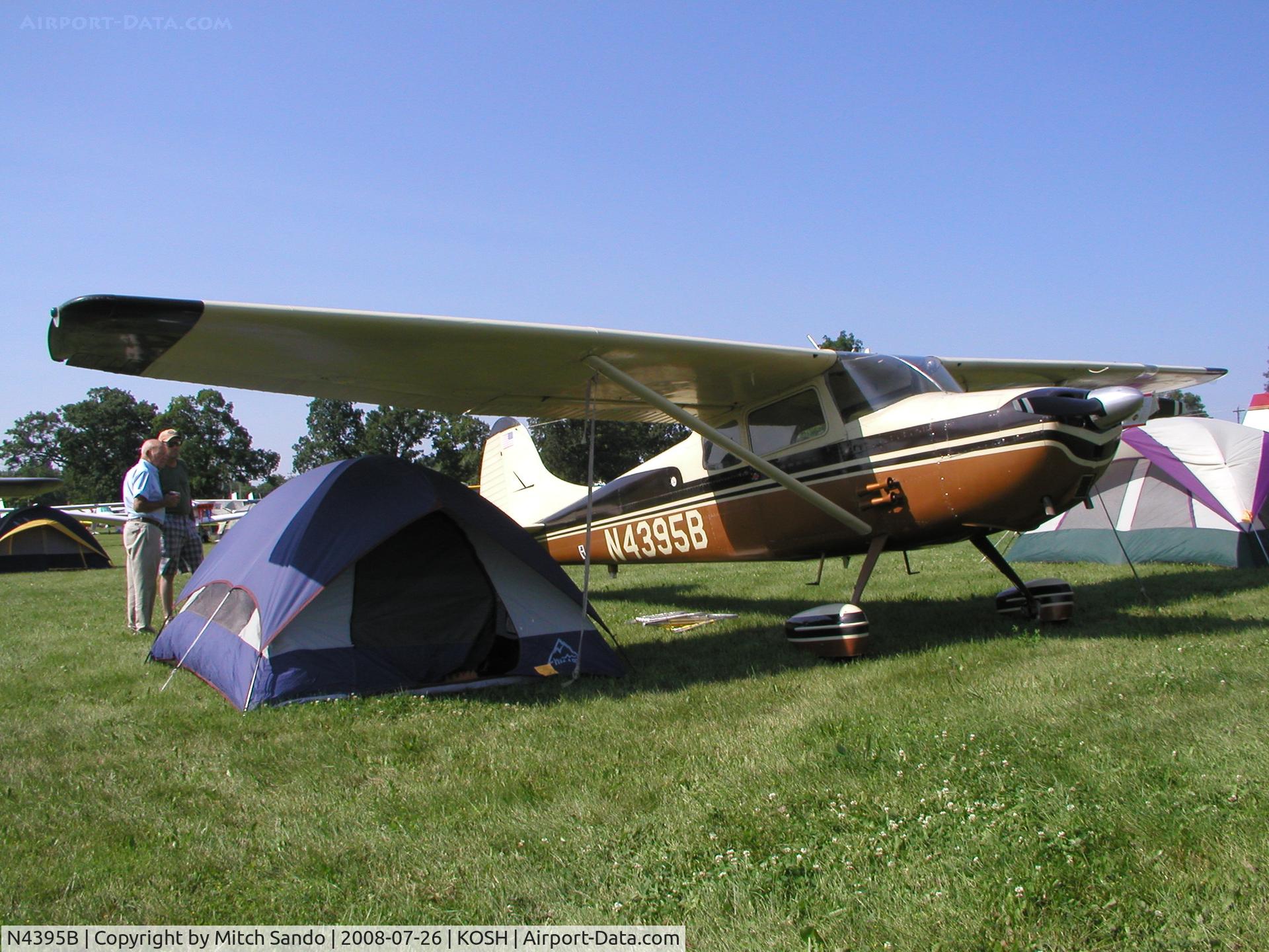 N4395B, 1955 Cessna 170B C/N 26739, EAA AirVenture 2008.