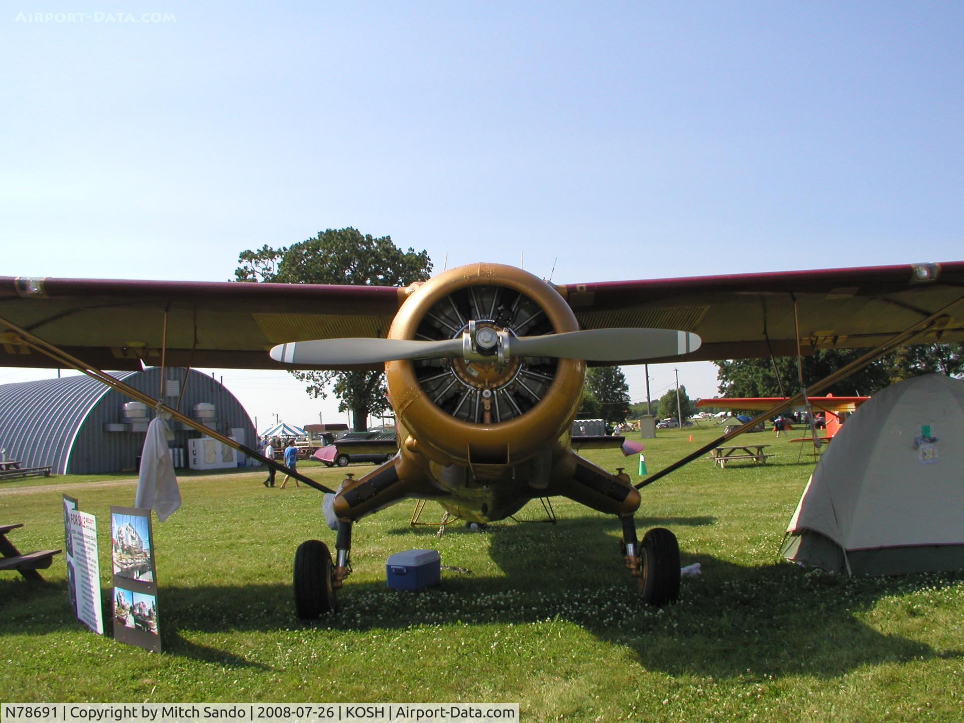 N78691, 1944 Noorduyn UC-64A Norseman C/N 637, EAA AirVenture 2008.