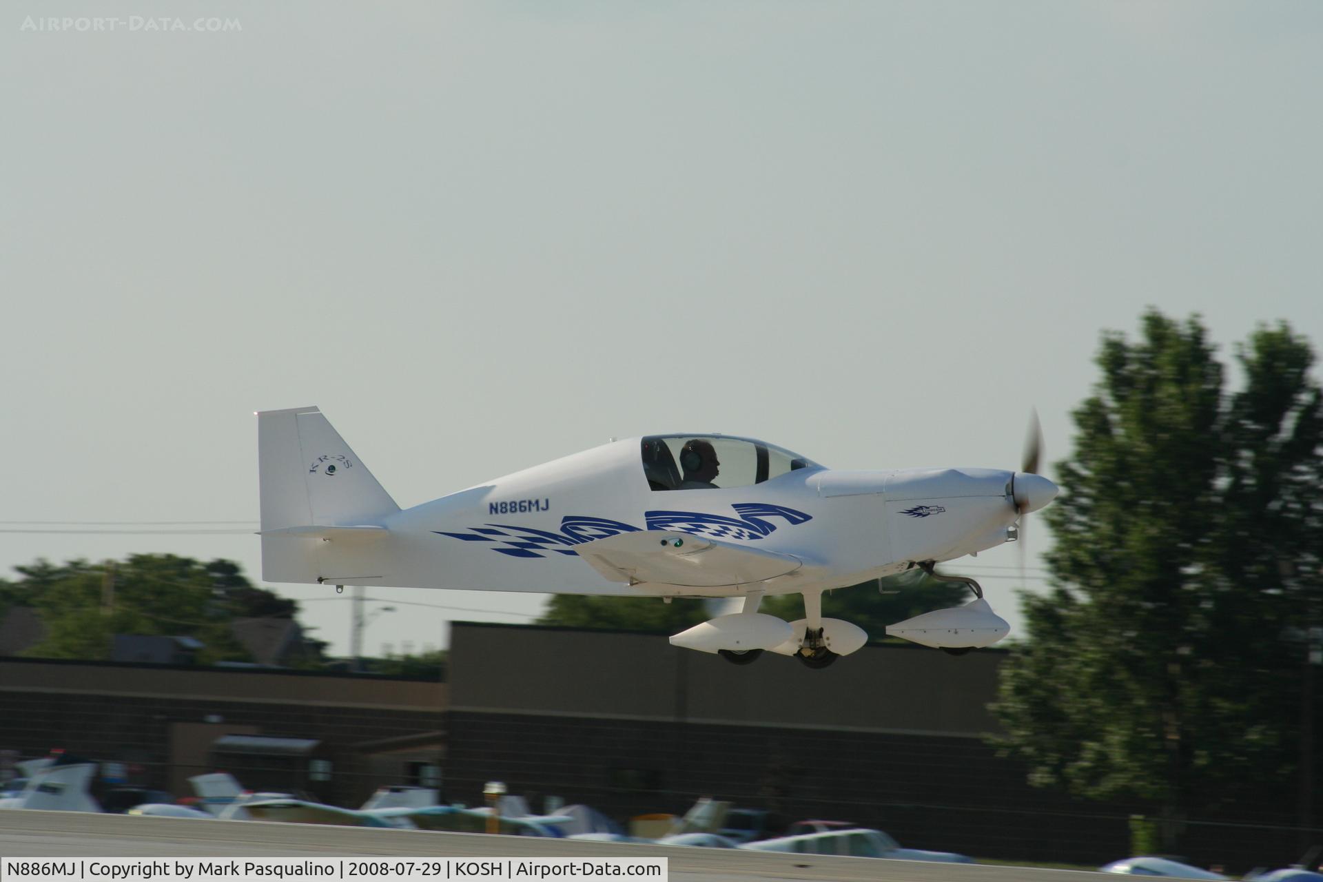 N886MJ, Rand Robinson KR-2S C/N 9425-886, KR-2S