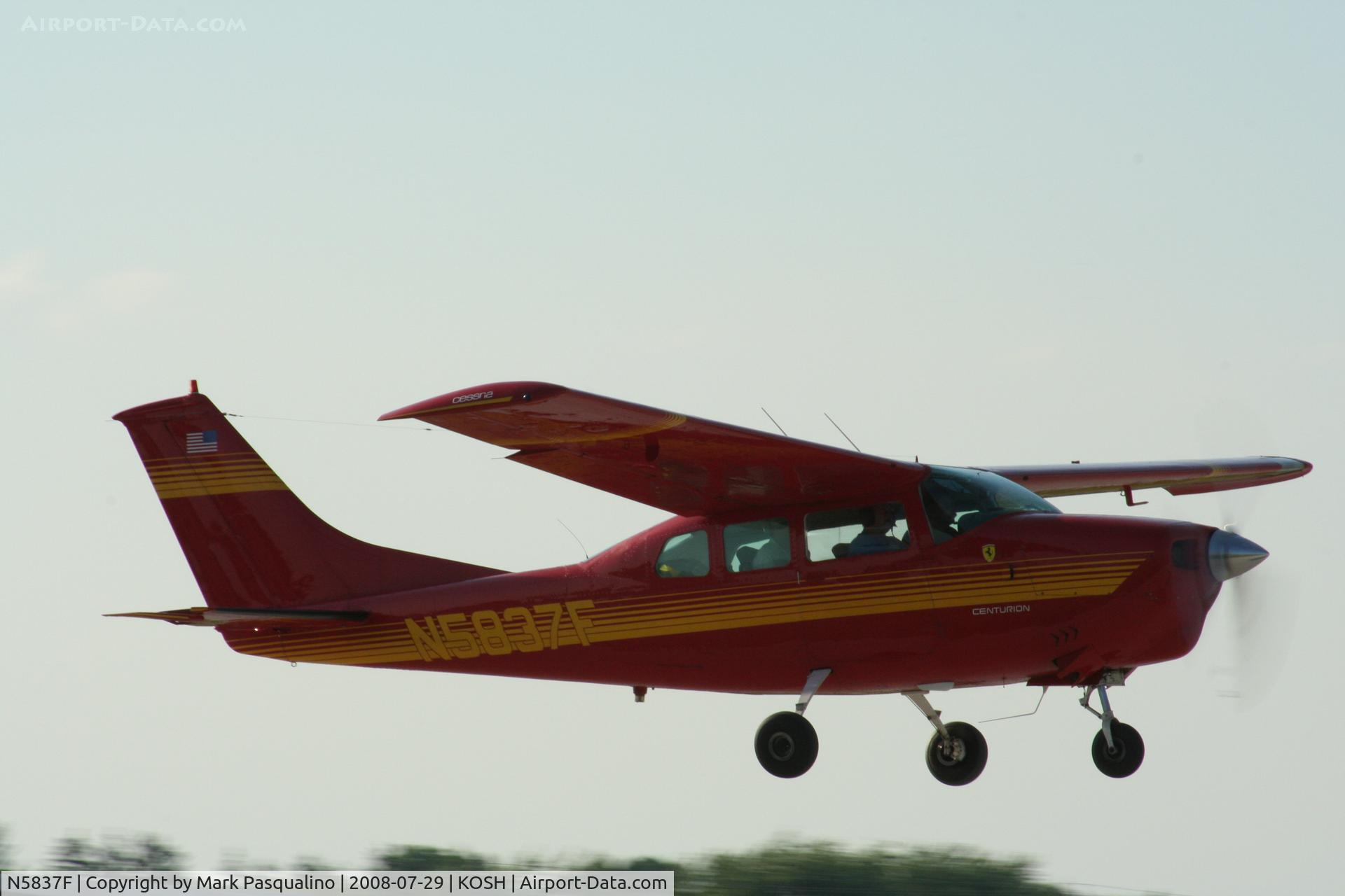 N5837F, 1966 Cessna 210G Centurion C/N 21058837, Cessna 210