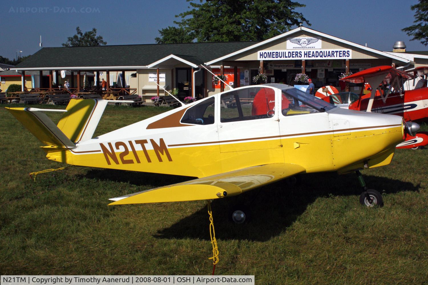 N21TM, 1976 Davis DA-2A C/N 112, EAA AirVenture 2008