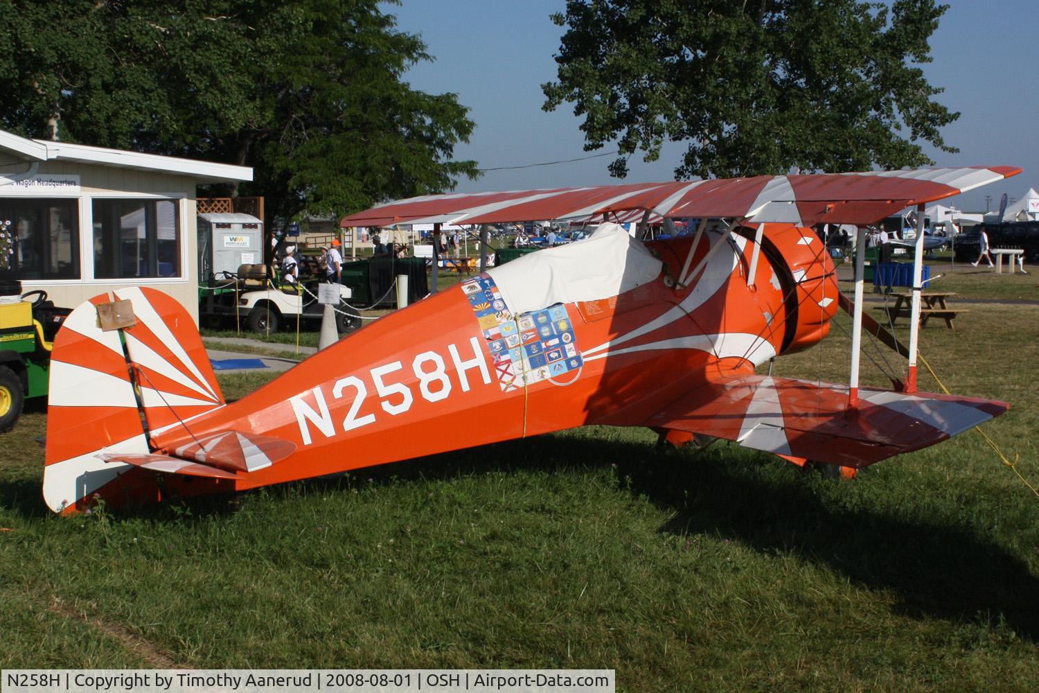 N258H, 1968 Bucker Bu-133 Jungmeister Replica C/N 1, EAA AirVenture 2008
