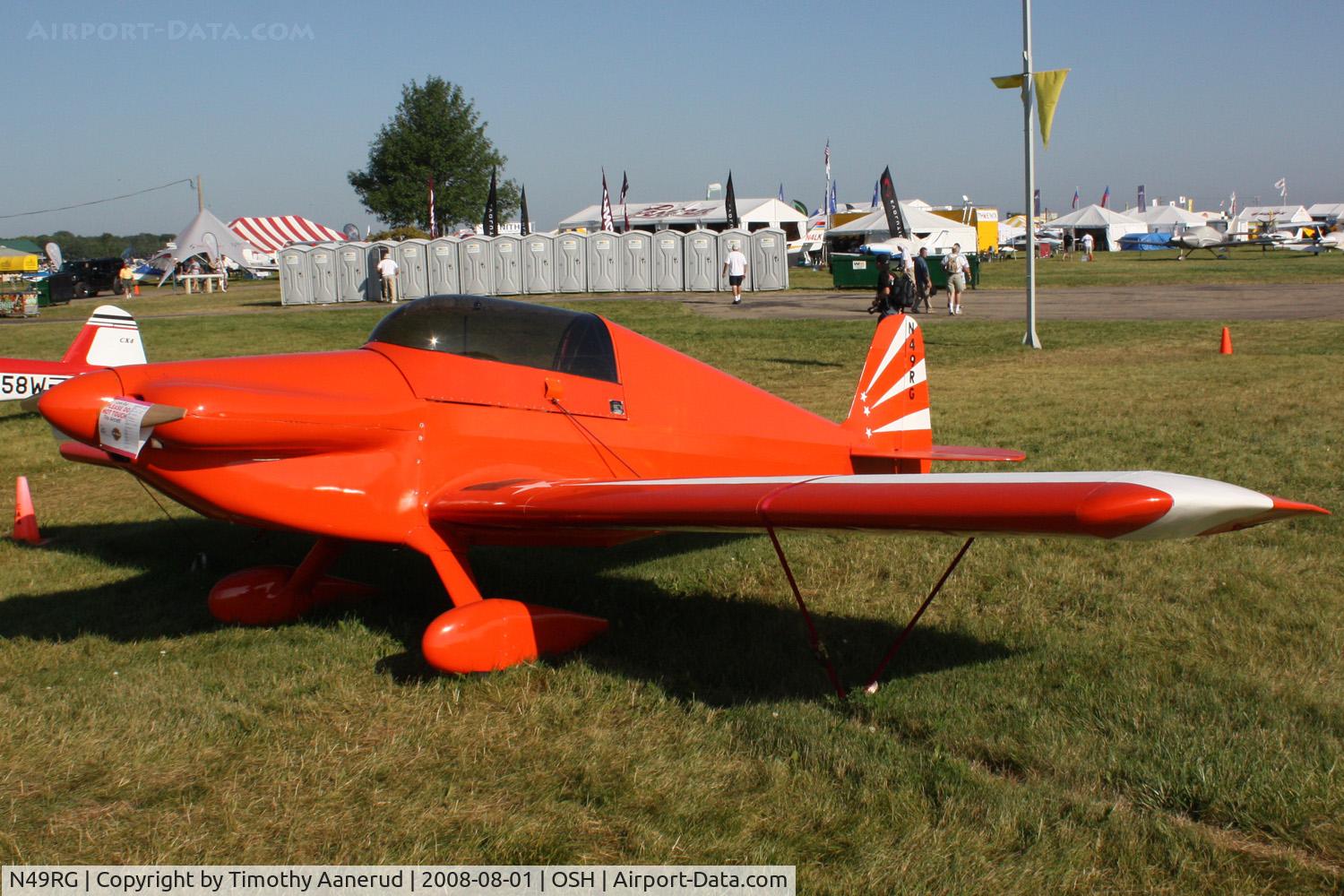 N49RG, 1998 Monnett Sonerai II C/N 398, EAA AirVenture 2008