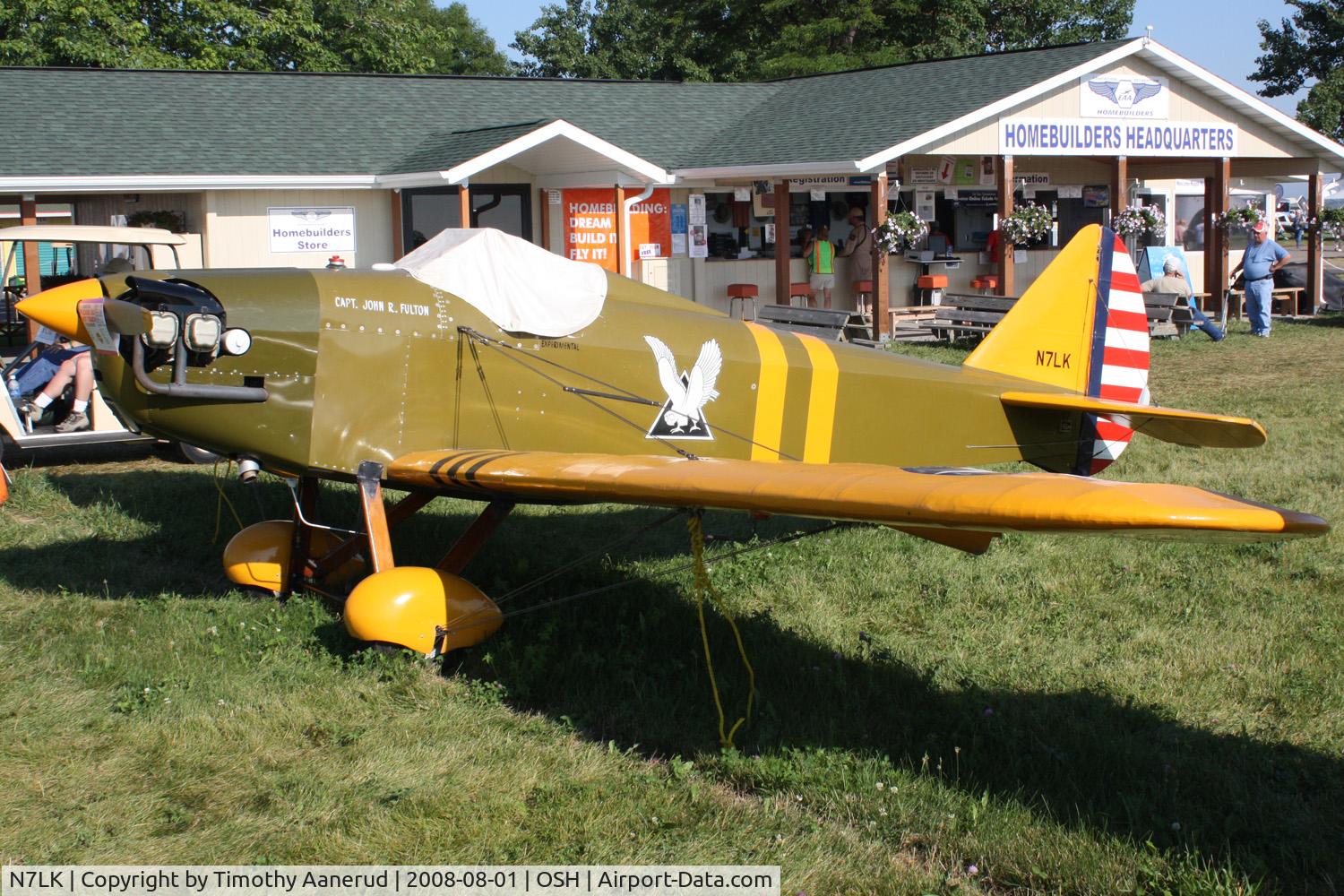 N7LK, 1973 Bowers Fly Baby 1A C/N 100, EAA AirVenture 2008