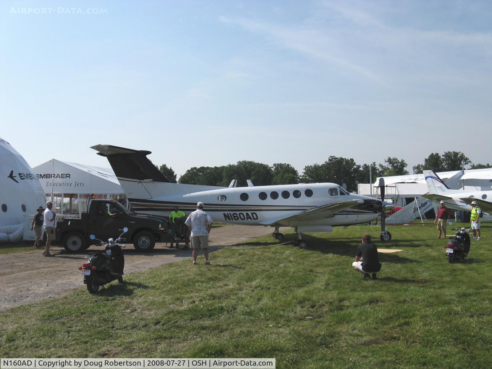 N160AD, 2008 Hawker Beechcraft B200GT King Air C/N BY-42, 2008 Hawker Beechcraft B200 GT KING AIR, Experimental class registered to factory