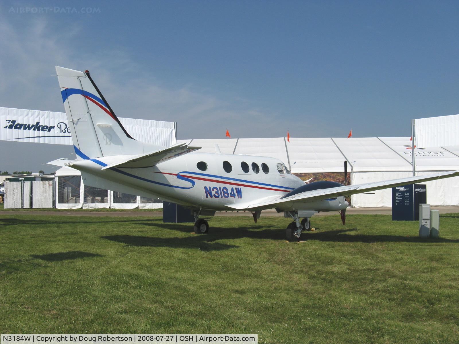 N3184W, 2008 Hawker Beechcraft C90GTI King Air C/N LJ-1884, 2008 Hawker Beechcraft C90 GTI KING AIR, two P&W(C) PT6A-135A turboprops 750 shp flat rated at 550 shp each
