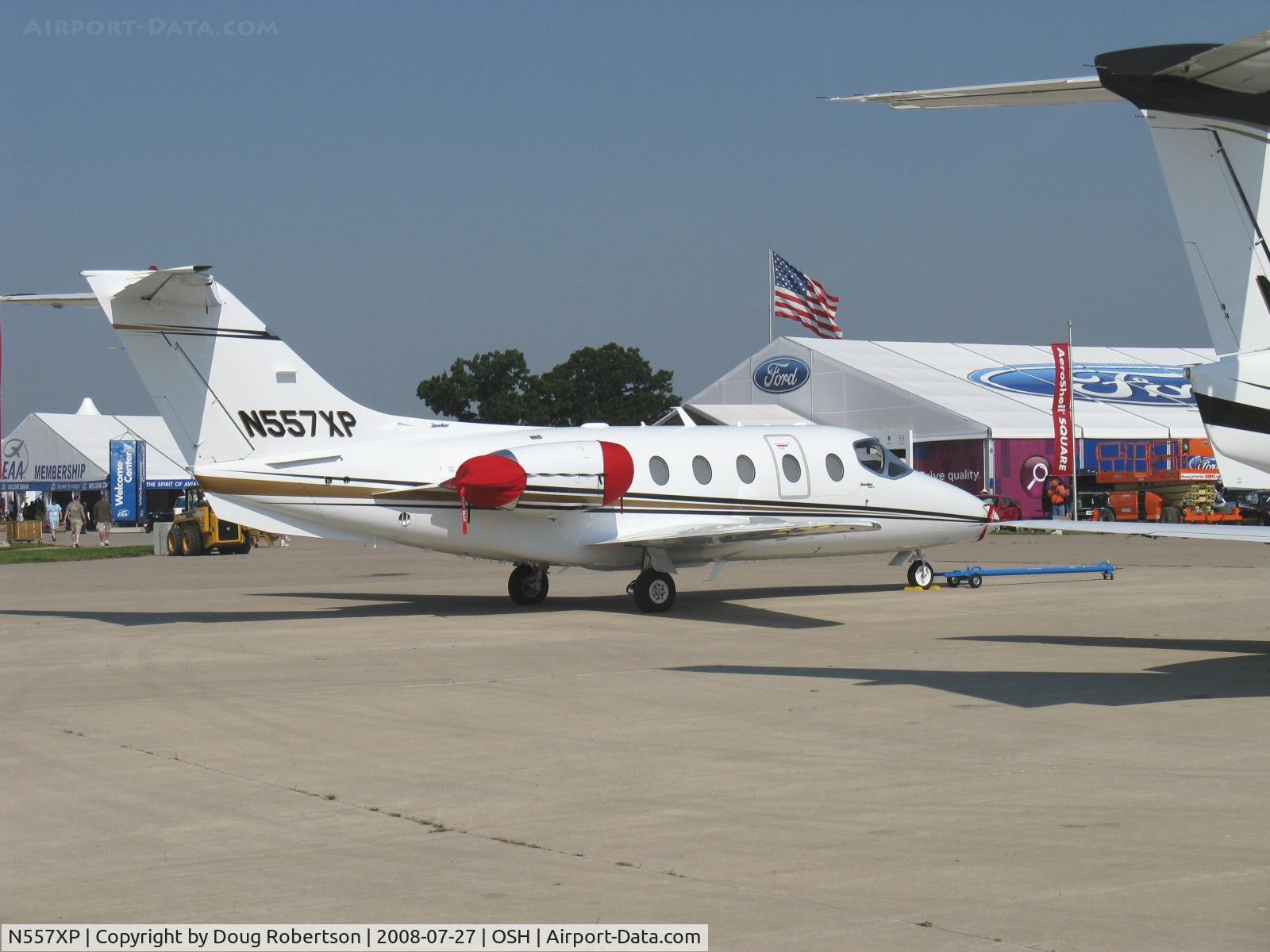 N557XP, 2008 Hawker Beechcraft 400A Beechjet C/N RK-557, Hawker Beechcraft 400A, two P&W JT15D-5 turbofans 2,965 lb st each. Nordam thrust reversers