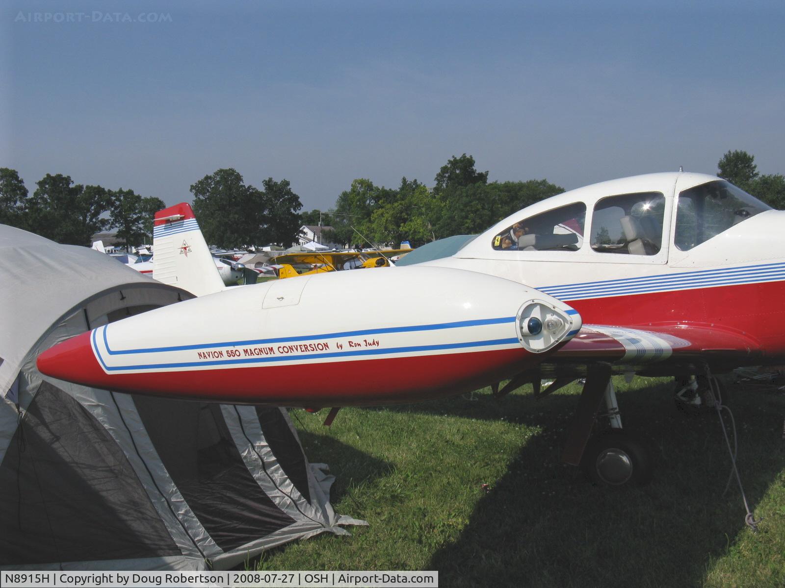 N8915H, 1947 North American Navion C/N NAV-4-915, 1947 North American NAVION, Continental IO-550-B 300 Hp upgrade, 4 blade prop, many mods