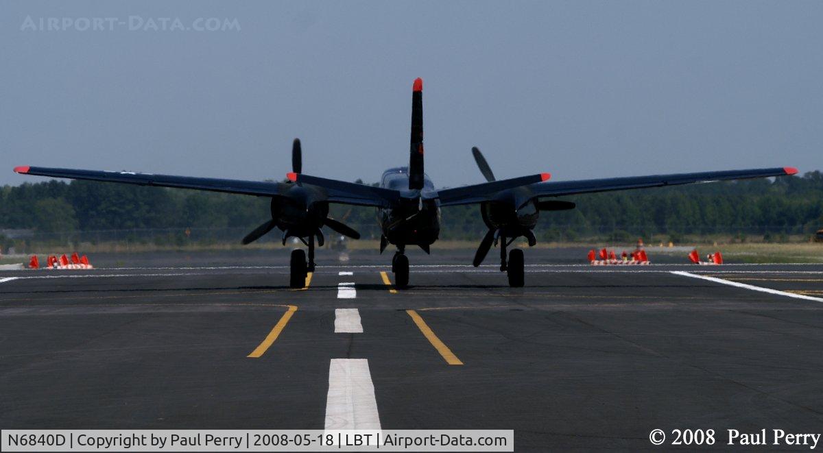 N6840D, 1945 Douglas A-26C Invader C/N 29190, Prop wash...no substitute