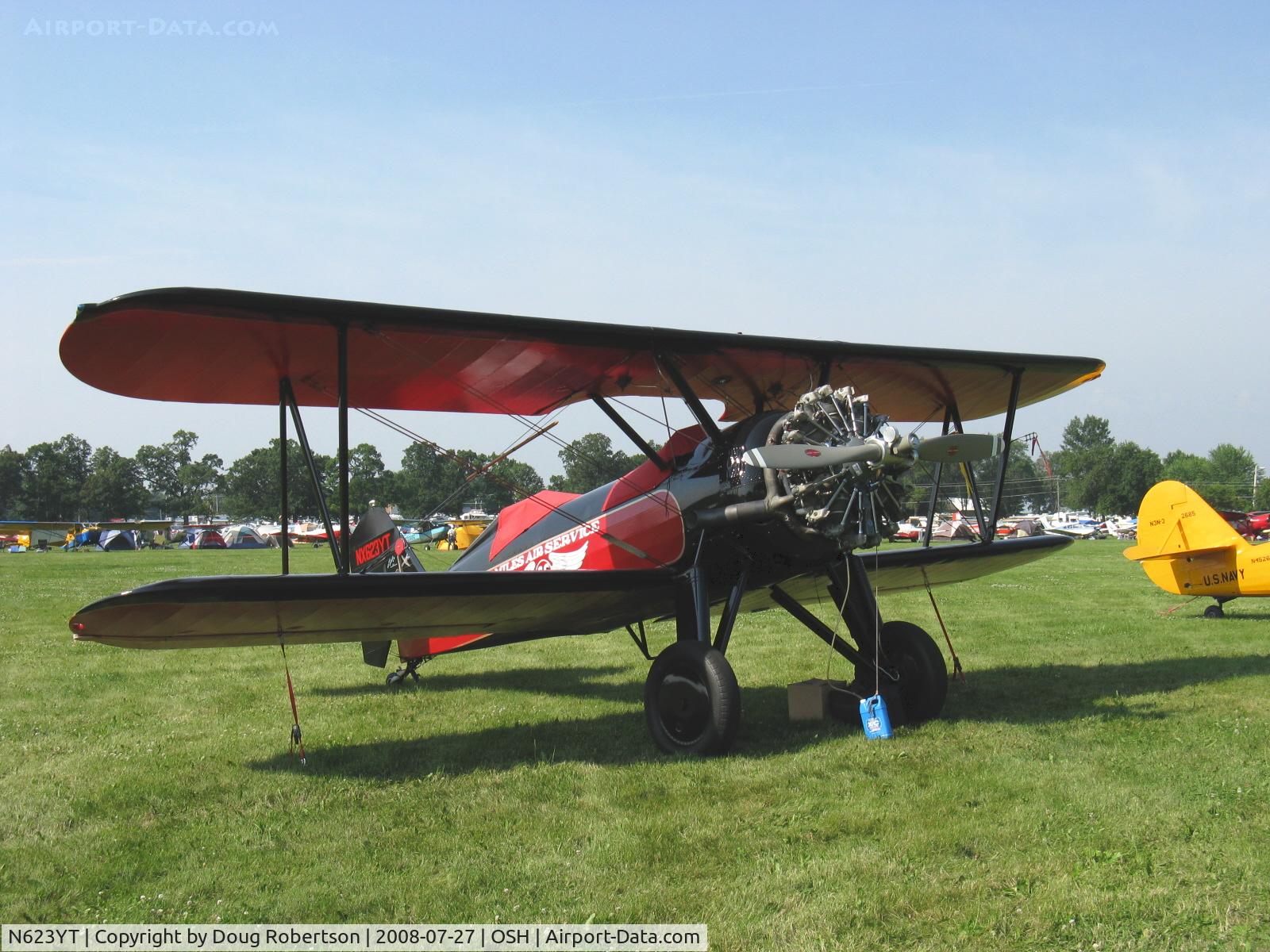 N623YT, 2004 Stearman 4-E Junior Speedmail C/N 623, 2004 Sorge SPEEDMAIL SPECIAL, P&W R-985 450 Hp, Experimental class One-Off customized