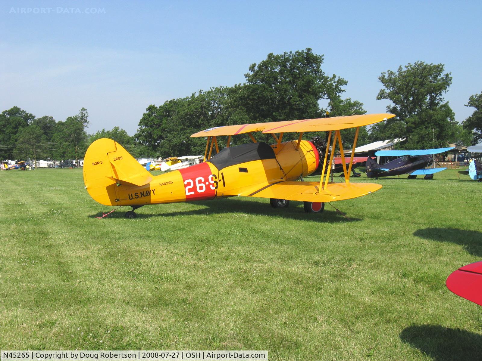 N45265, 1941 Naval Aircraft Factory N3N-3 C/N 2685, 1941 Naval Aircraft Factory N3N-3, P&W R-985 450 Hp