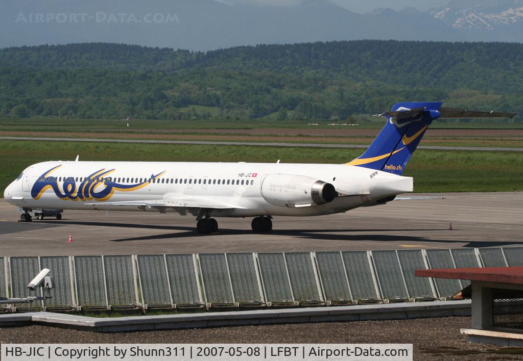 HB-JIC, 1997 McDonnell Douglas MD-90-30 C/N 53576, Parked here for the day...