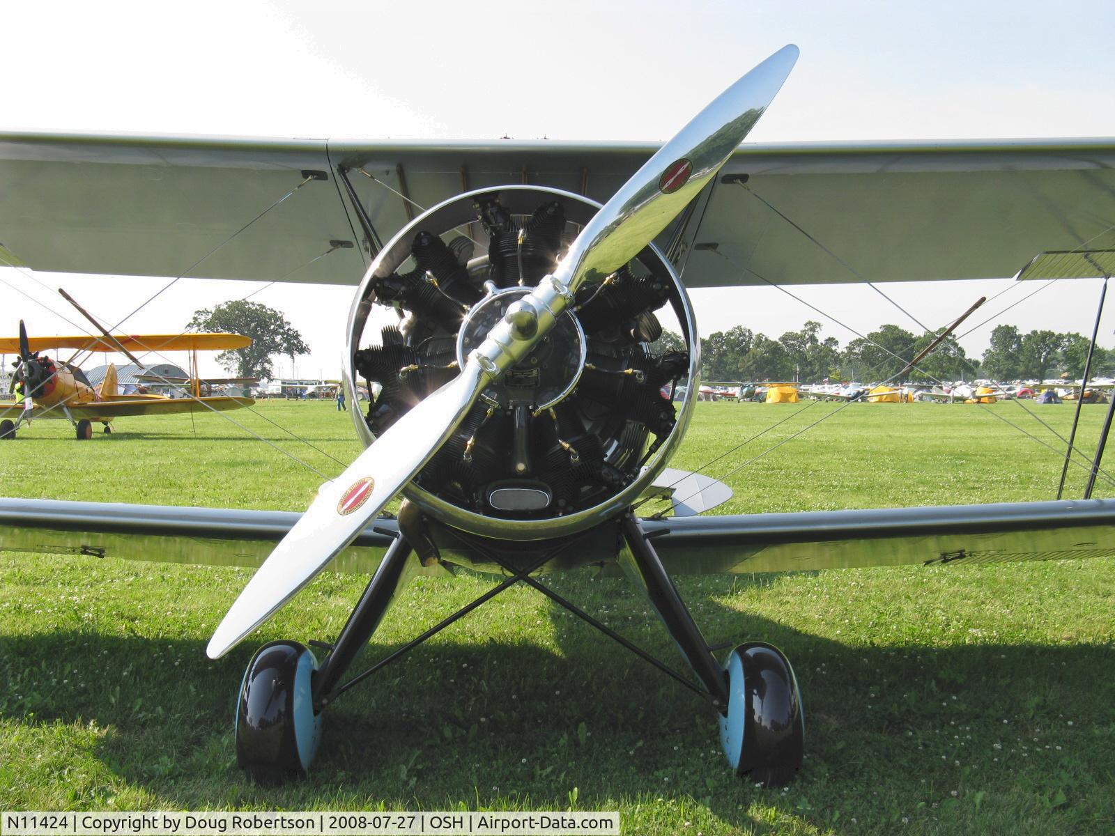 N11424, 1931 Waco QCF C/N 3493, 1931 Waco QCF, speed ring cowl