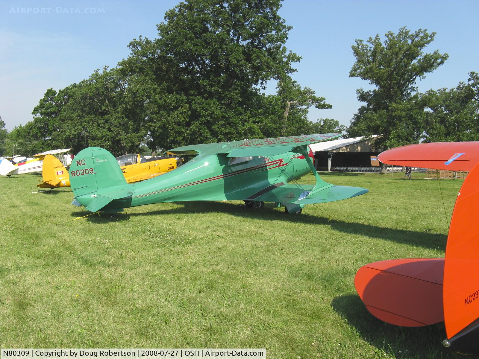 N80309, 1946 Beech G17S C/N B-8, 1946 Beech G17S STAGGERWING, P&W R-985 Wasp Jr. 450 Hp