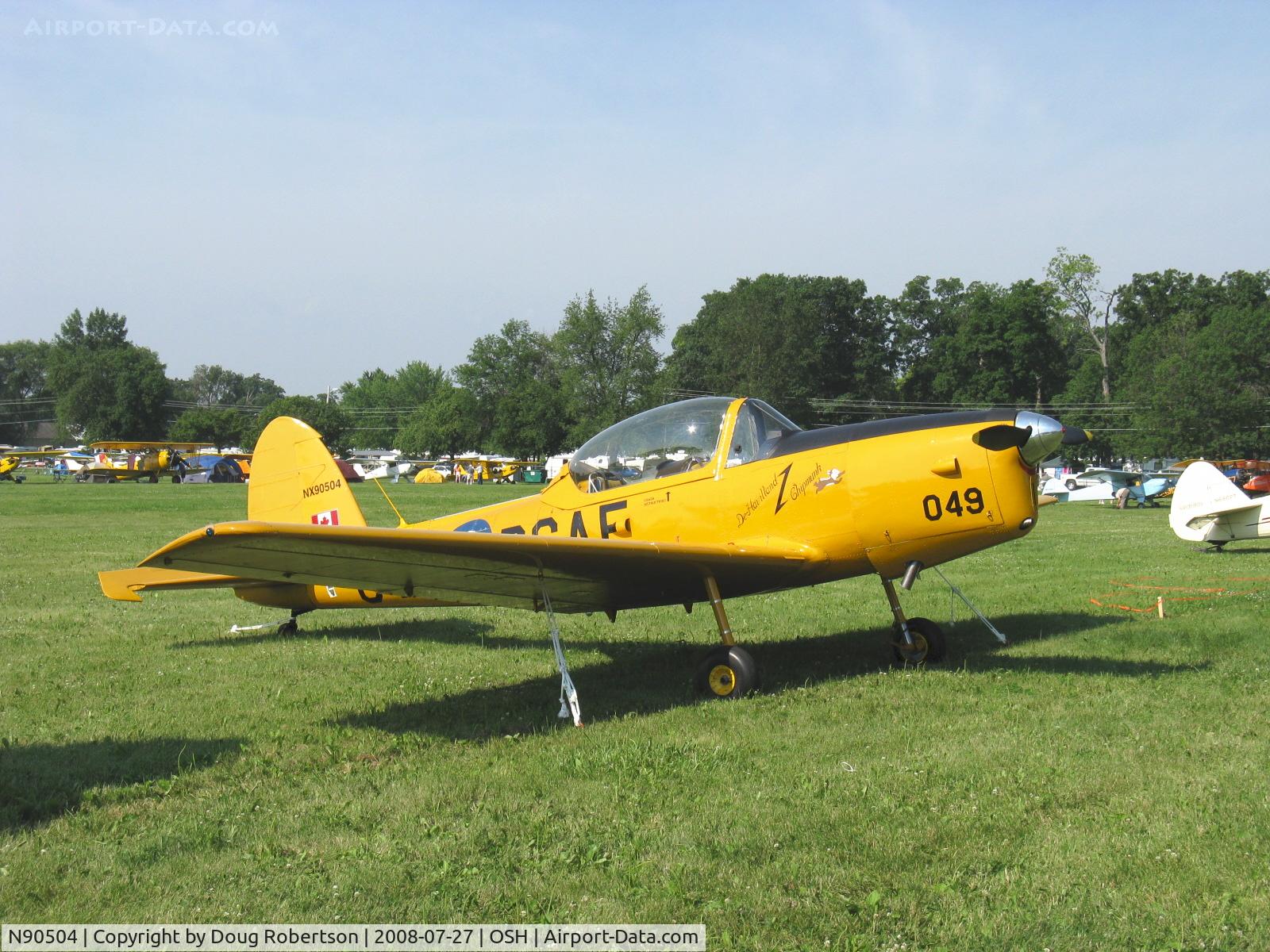 N90504, 1956 De Havilland Canada DHC-1B-2-S5 Chipmunk Mk2 C/N 187-225, 1956 DeHavilland DHC-1B-2S5 CHIPMUNK, Experimental class
