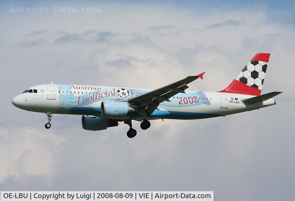 OE-LBU, 2001 Airbus A320-214 C/N 1478, Austrian