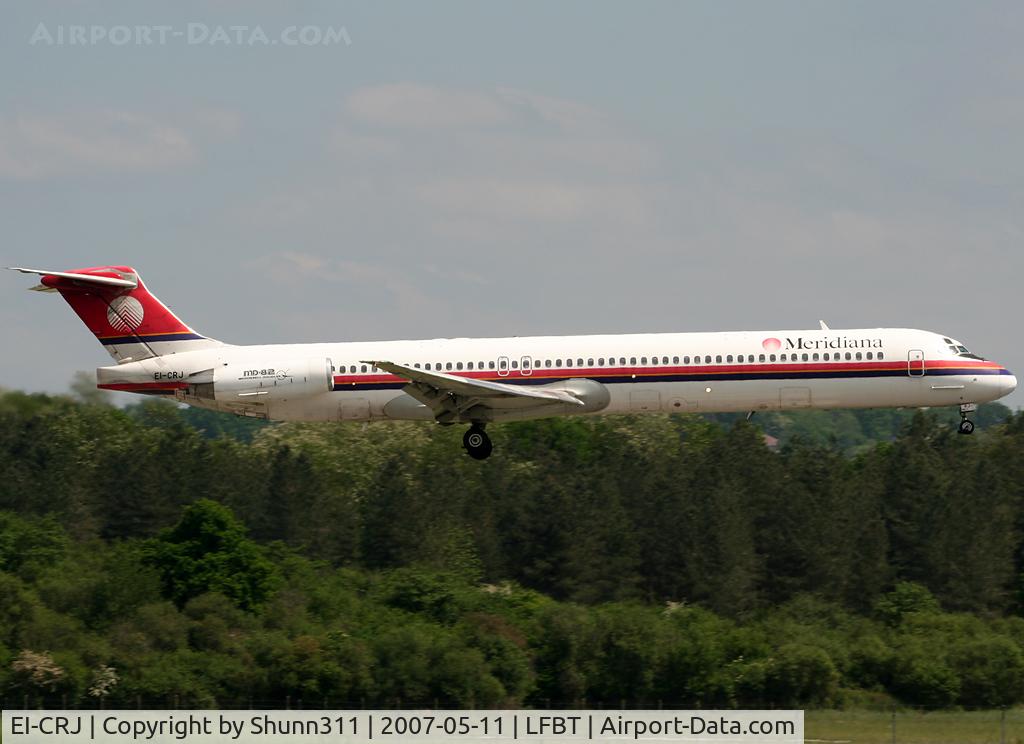 EI-CRJ, 1990 McDonnell Douglas MD-83 (DC-9-83) C/N 53013, Landing rwy 20...