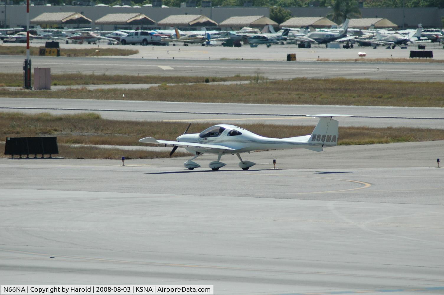 N66NA, 2004 Diamond DA-20C-1 Eclipse C/N C0250, A just by chance photo! (3Aug2008 2:55pm)