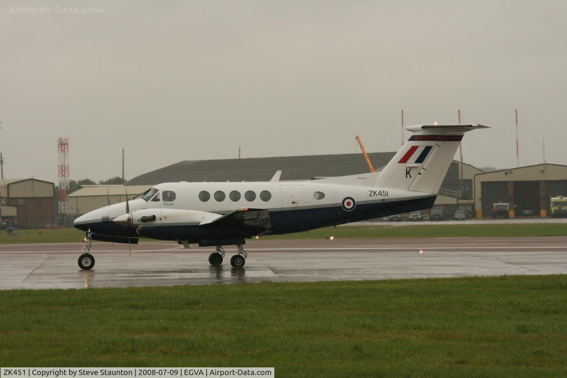 ZK451, 2003 Raytheon B200 King Air C/N BB-1830, Taken at the Royal International Air Tattoo 2008 during arrivals and departures (show days cancelled due to bad weather)