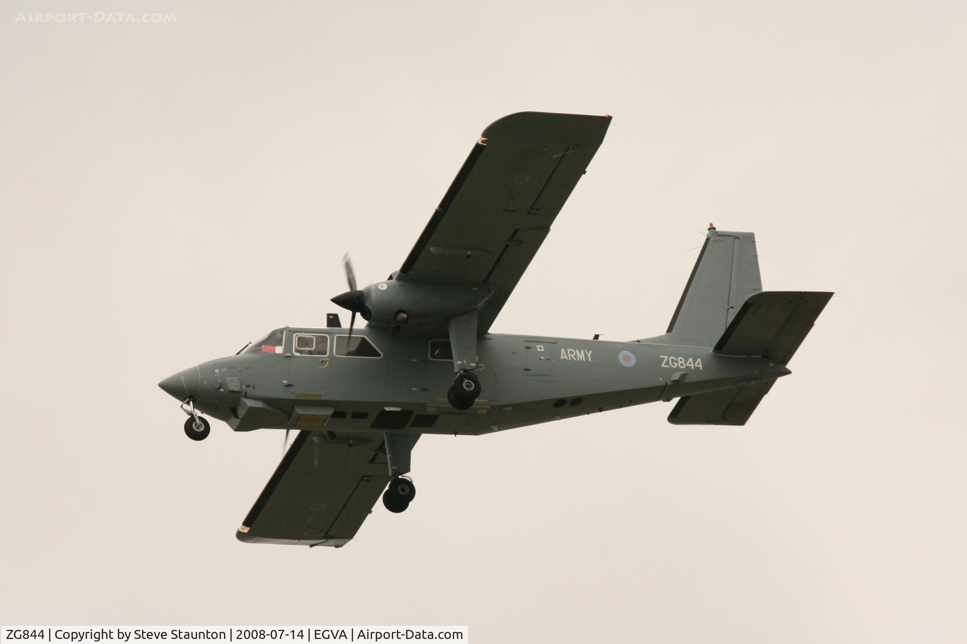 ZG844, 1985 Britten-Norman BN-2T Islander AL1 C/N 2184, Taken at the Royal International Air Tattoo 2008 during arrivals and departures (show days cancelled due to bad weather)