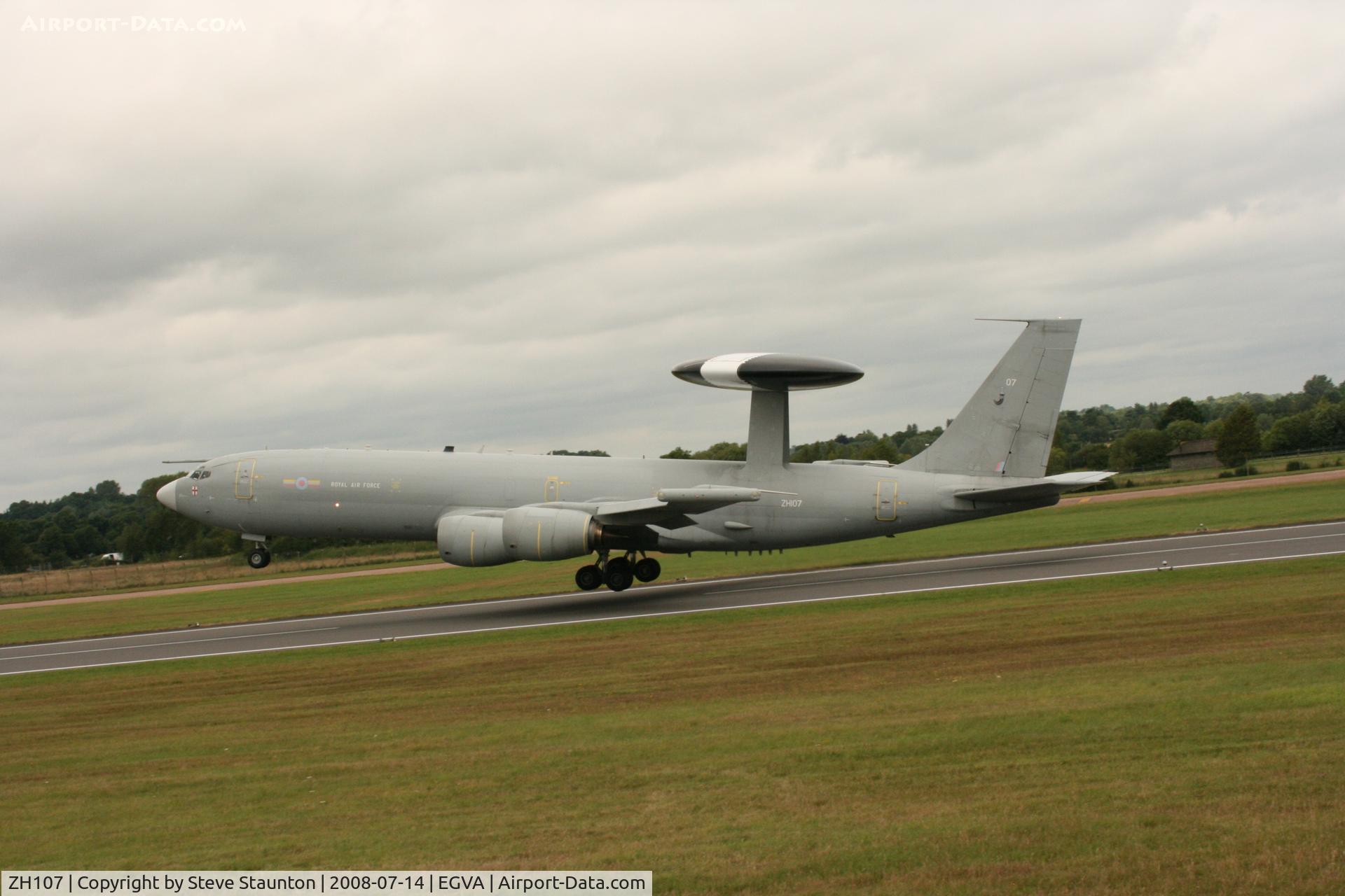 ZH107, 1991 Boeing E-3D Sentry AEW.1 C/N 24499, Taken at the Royal International Air Tattoo 2008 during arrivals and departures (show days cancelled due to bad weather)