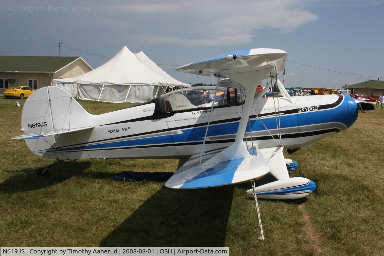 N619JS, 1994 Steen Skybolt C/N 002 (N619JS), EAA AirVenture 2008