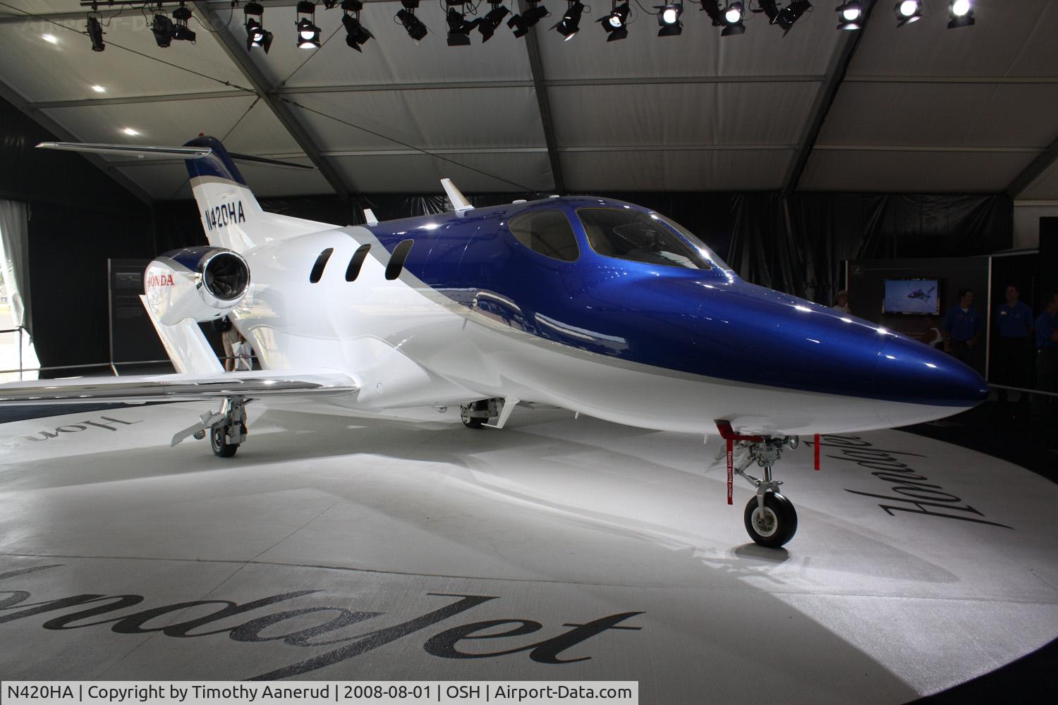N420HA, 2003 Honda HA-420 HondaJet C/N P001, EAA AirVenture 2008