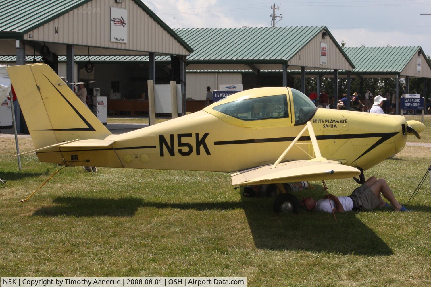 N5K, 1964 Stits SA-11A Playmate C/N 64-1, EAA AirVenture 2008