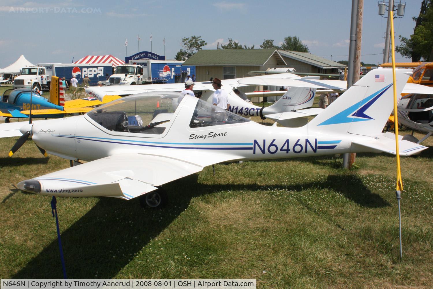 N646N, 2006 TL Ultralight TL-2000 Sting Sport C/N TLUSA139, EAA AirVenture 2008