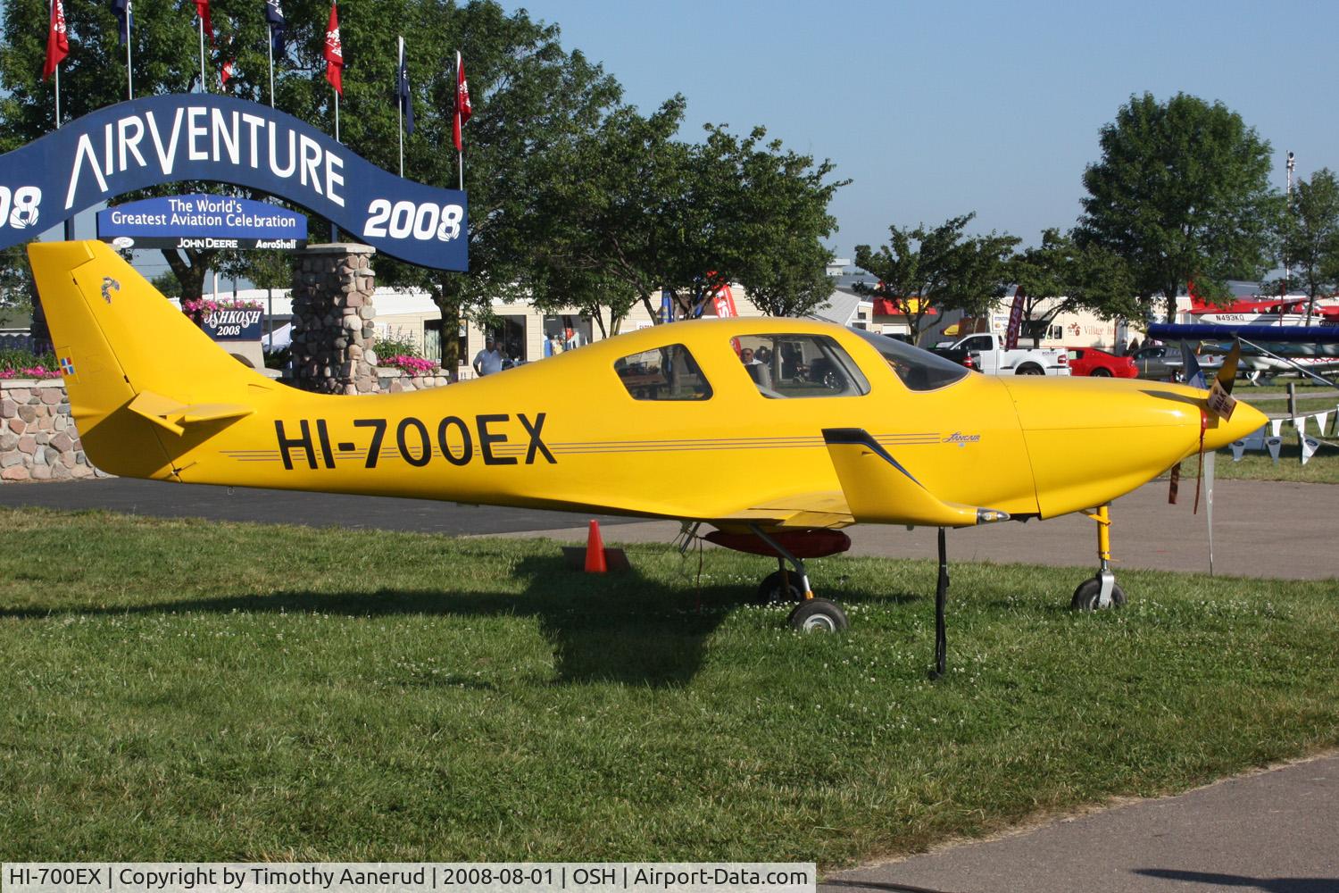HI-700EX, 1998 Lancair IV C/N LV-335, EAA AirVenture 2008, Dominican Republic registration number