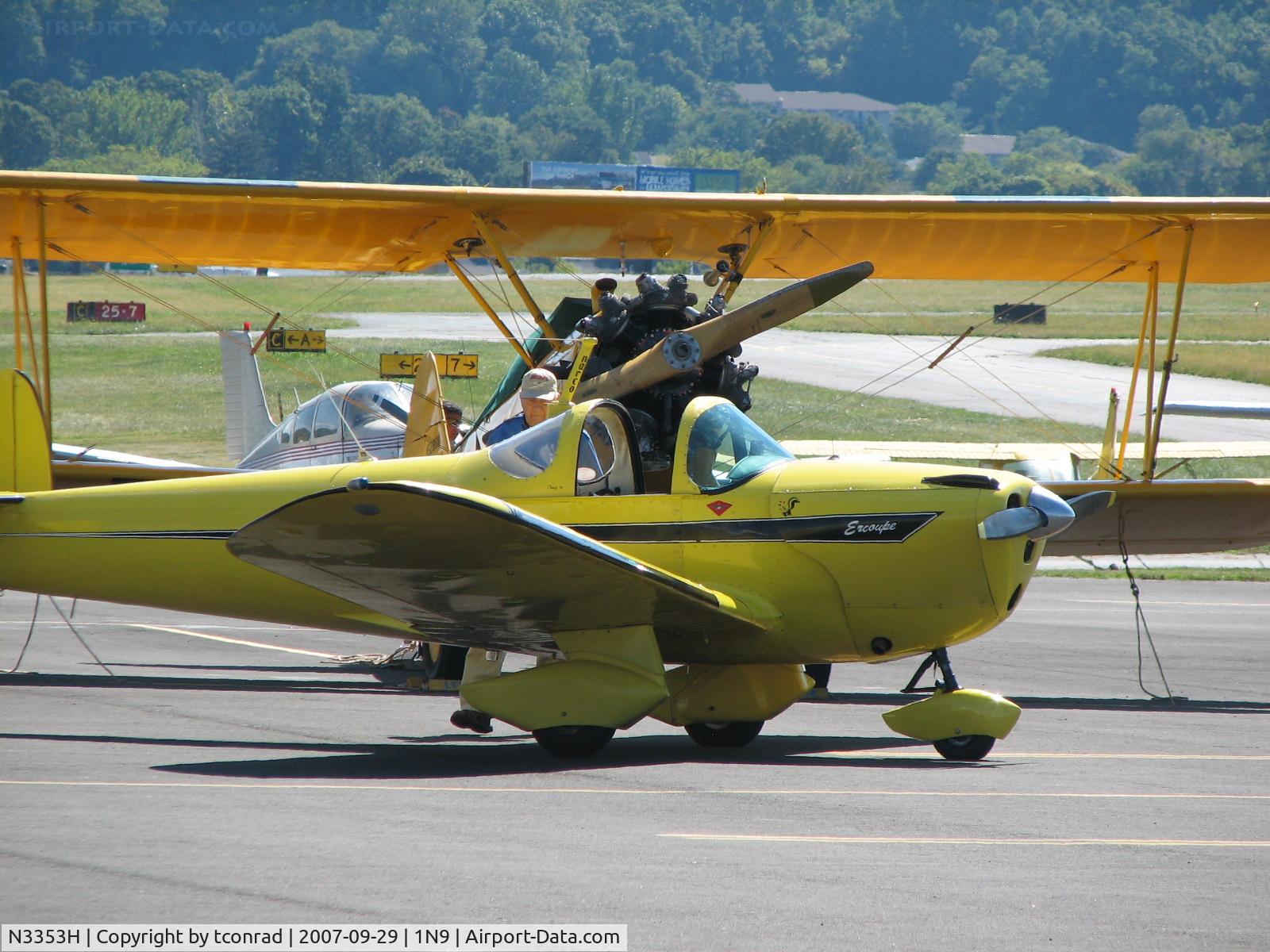 N3353H, 1946 Erco 415C Ercoupe C/N 3978, at Queen City