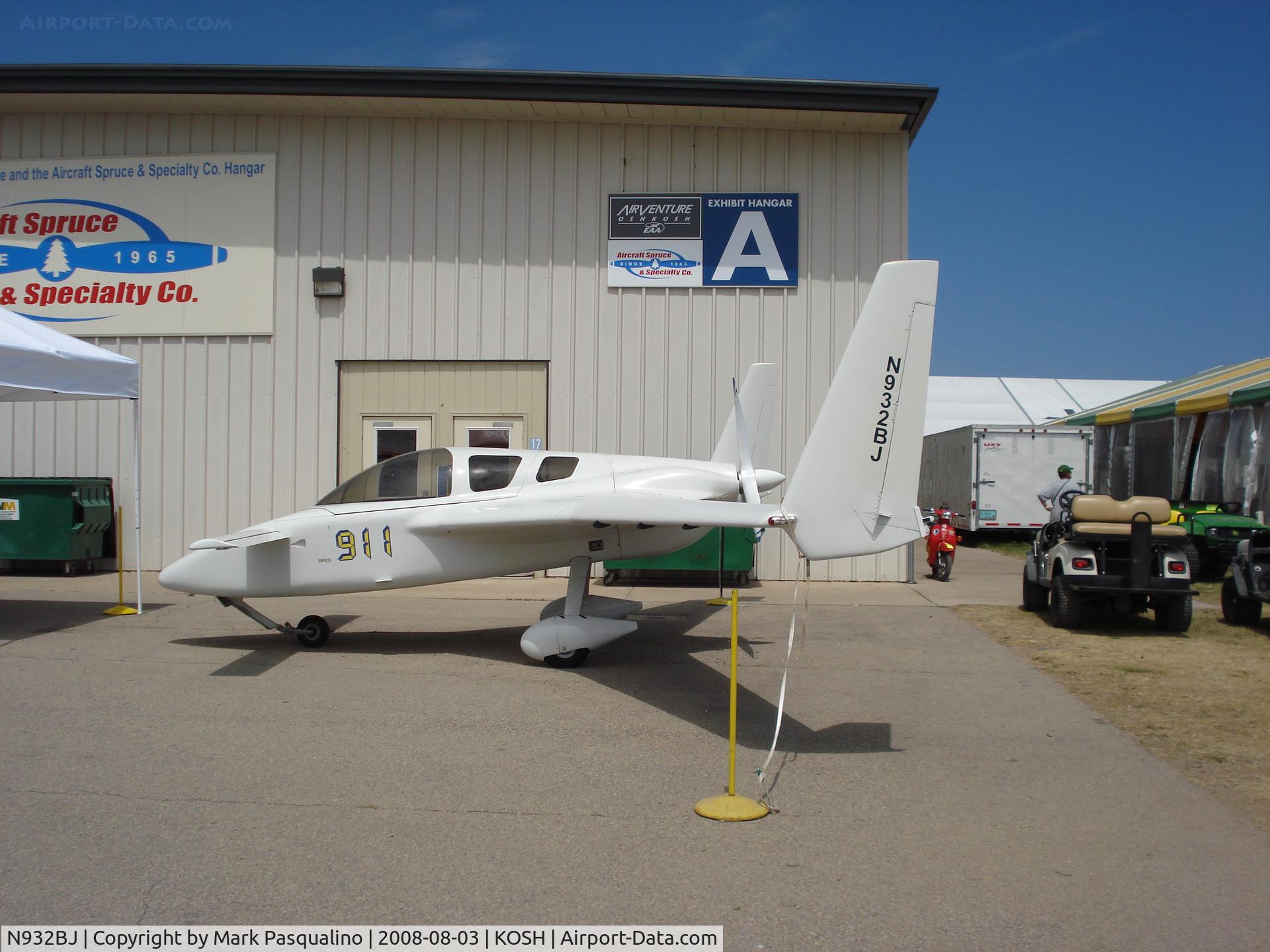 N932BJ, 2007 Co-Z Cozy Mark IIIx C/N 140, Cozy IIIX