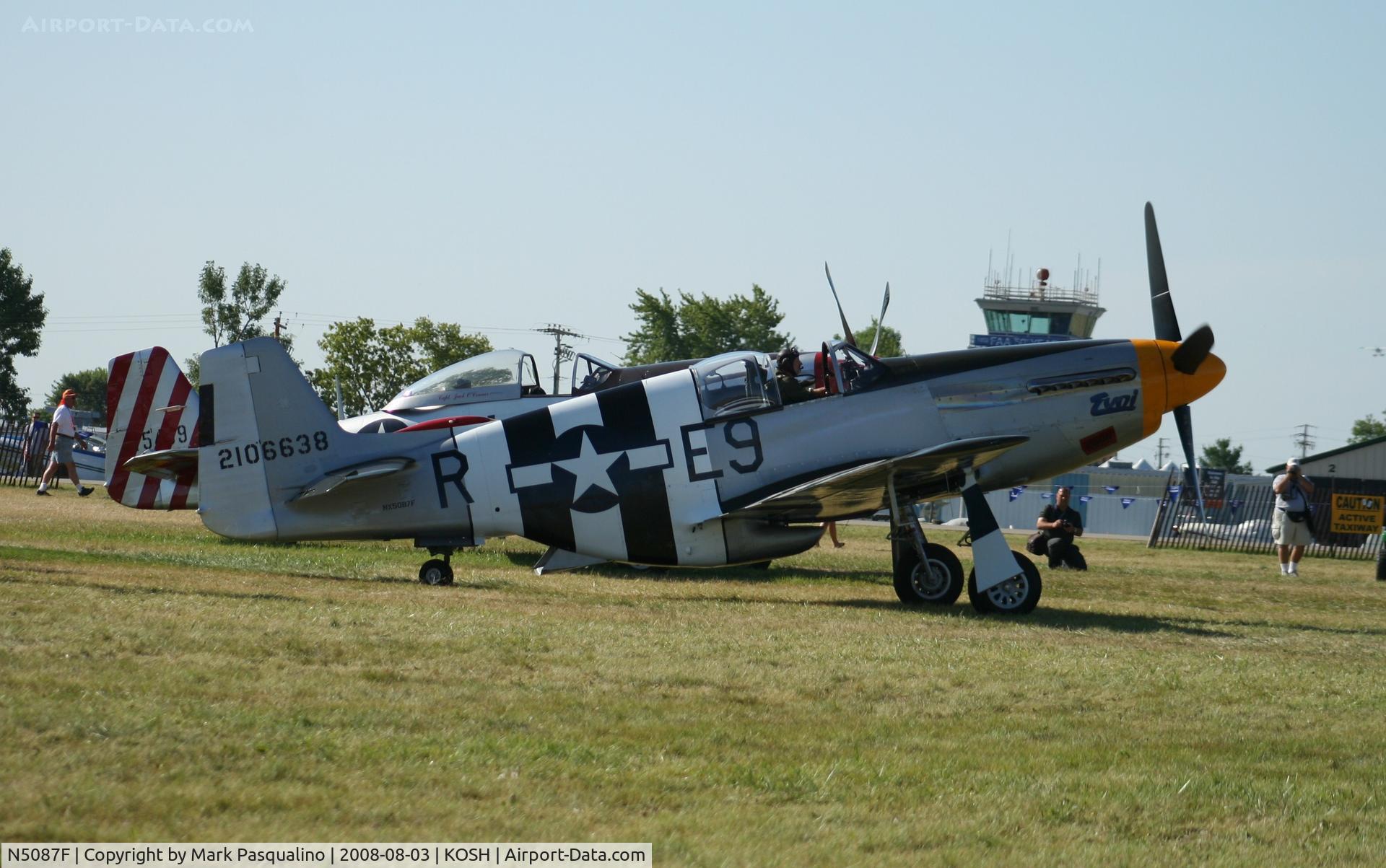 N5087F, 1943 North American P-51B Mustang C/N 104-25440, North American P-51B