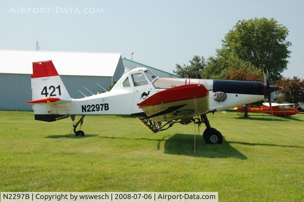 N2297B, 1987 PZL-Mielec M-18A C/N 1Z017-29, Lycoming T-53 conversion.  Hendrickson Flying Service - Rochelle, Illinois.