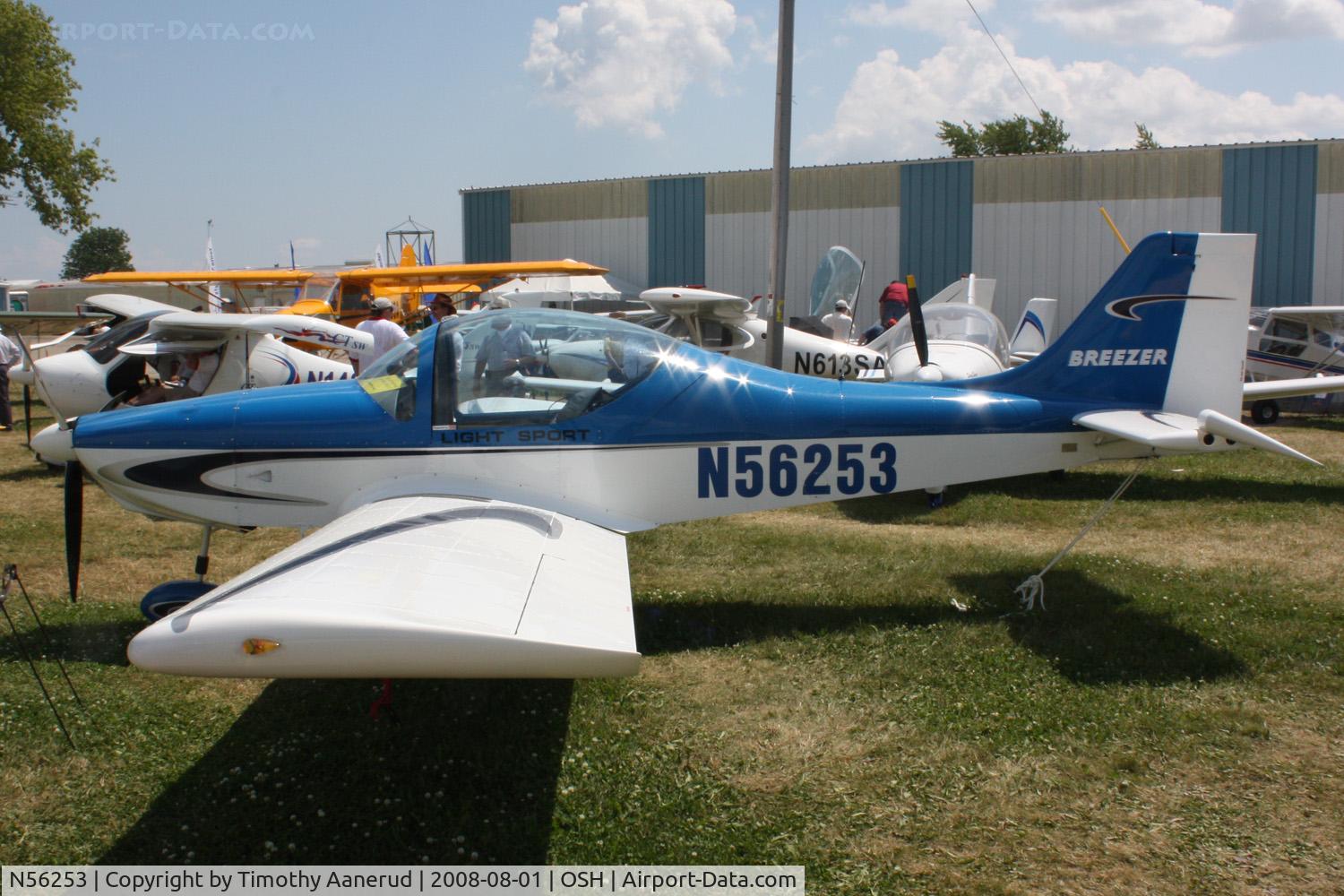 N56253, 2007 Breezer Light Sport Aircraft C/N 005LSA, EAA AirVenture 2008