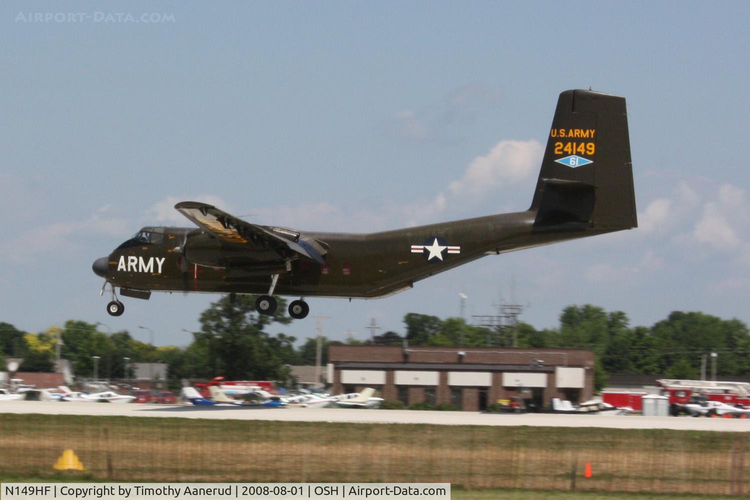 N149HF, 1962 De Havilland Canada DHC-4A Caribou C/N 85, EAA AirVenture 2008