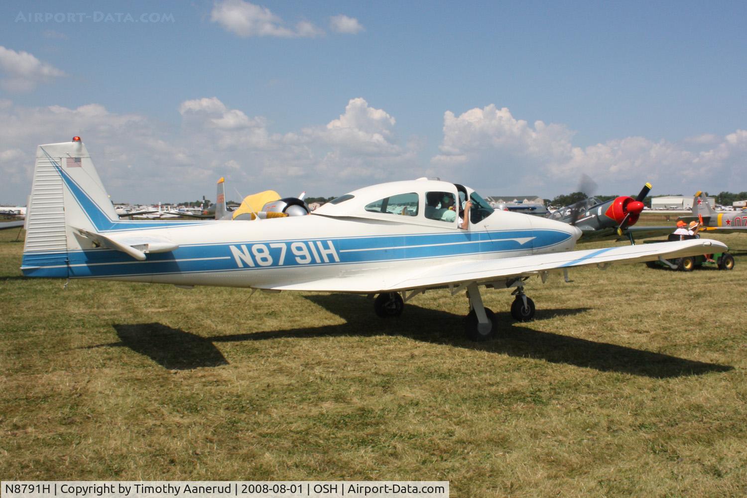 N8791H, 1947 North American Navion C/N NAV-4-791, EAA AirVenture 2008