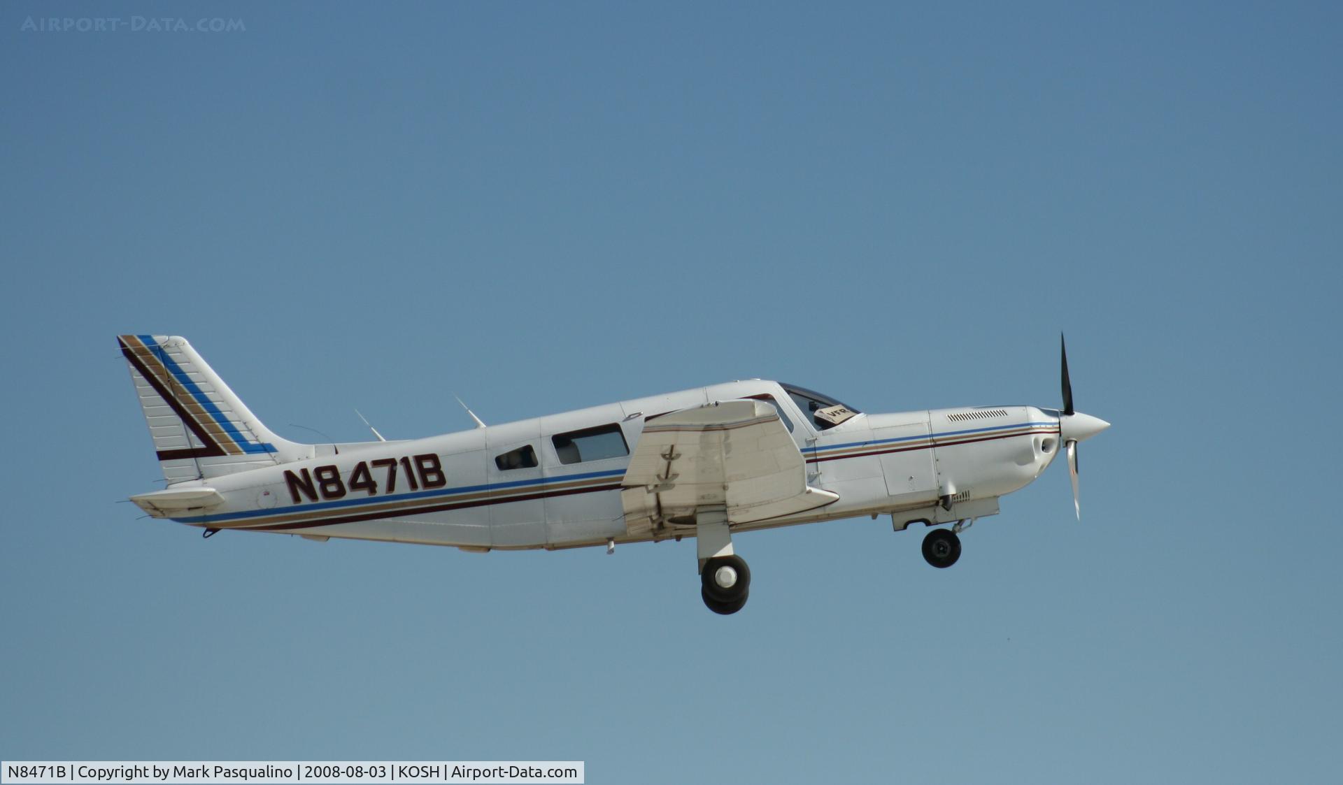 N8471B, 1981 Piper PA-32R-301T Turbo Saratoga C/N 32R-8229012, Piper PA-32R-301T
