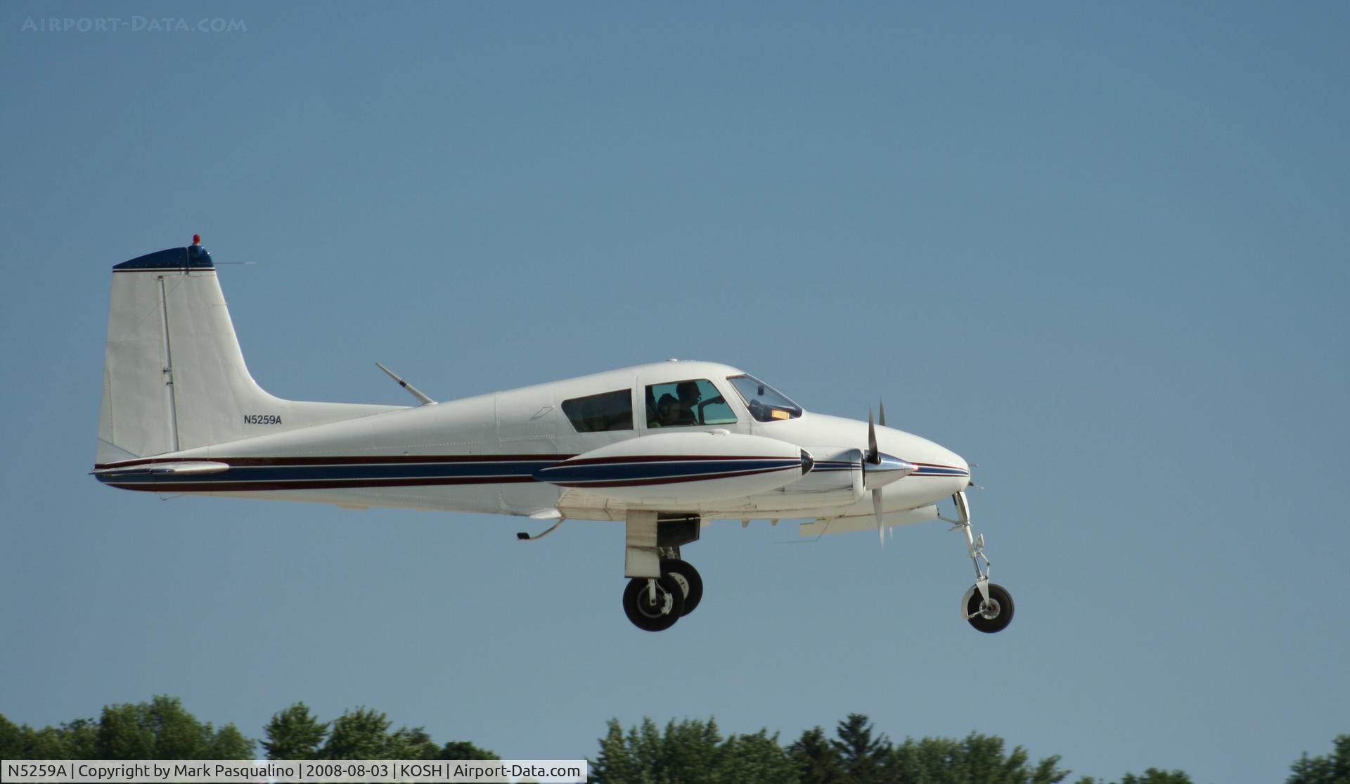 N5259A, 1956 Cessna 310 C/N 35459, Cessna 310