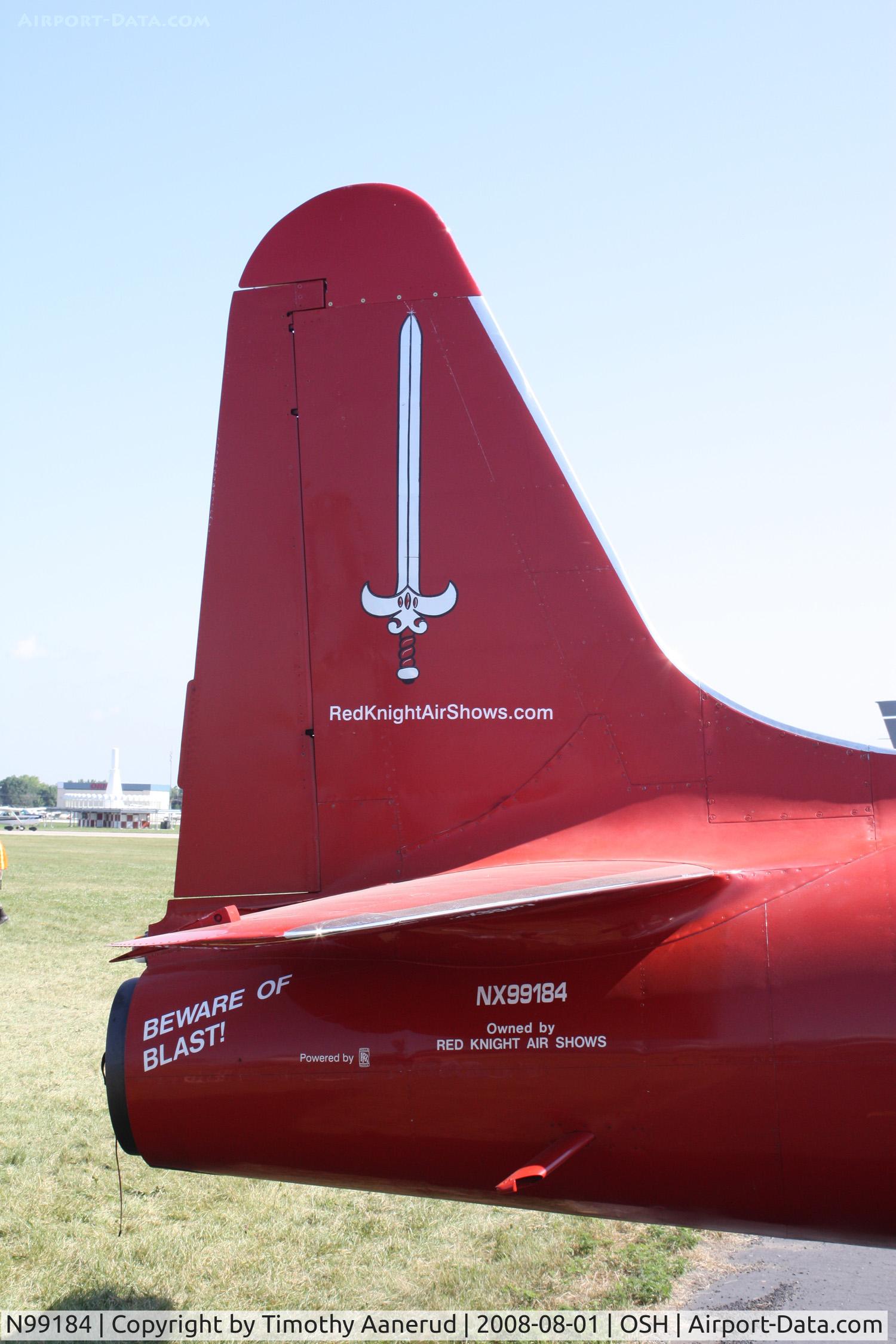 N99184, 1955 Canadair T-33AN Silver Star 3 C/N T33-98, EAA AirVenture 2008