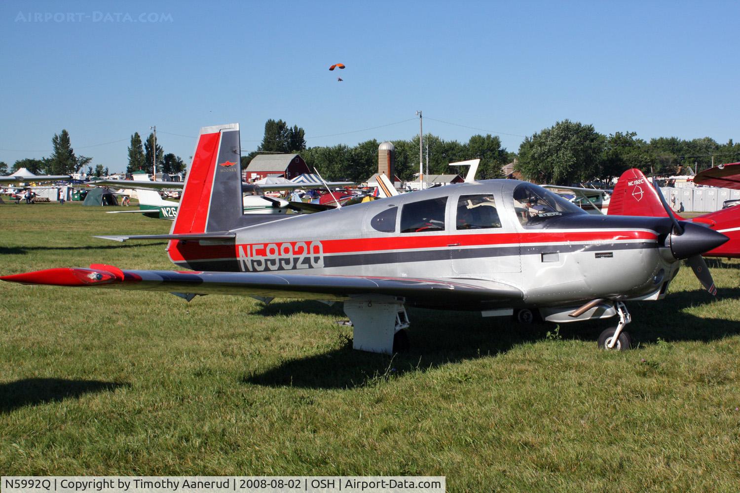 N5992Q, 1965 Mooney M20C Ranger C/N 3216, EAA AirVenture 2008
