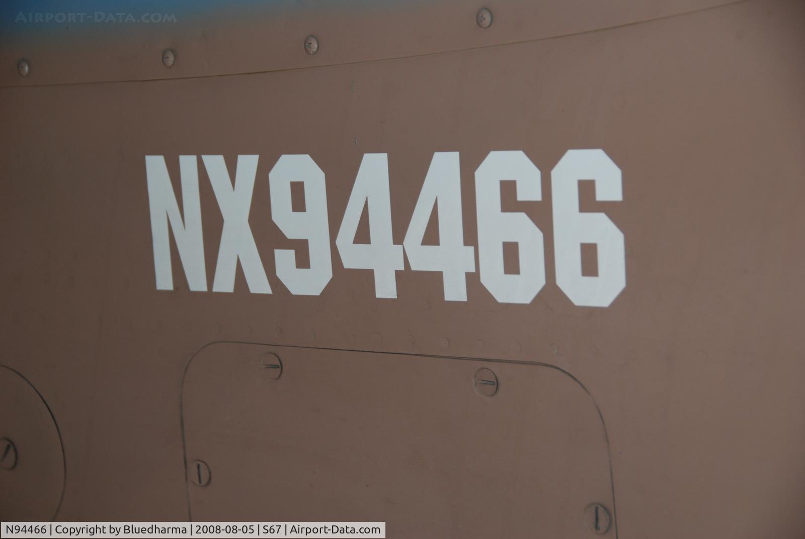 N94466, 1942 Curtiss P-40E C/N AK-899, Flying Tiger N number on starboard side.