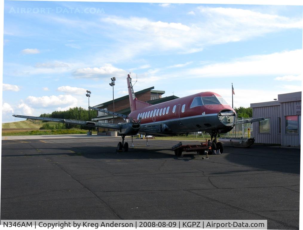 N346AM, 1985 Saab-Fairchild SF340 C/N 340A-032, It's being used for spare parts I believe...