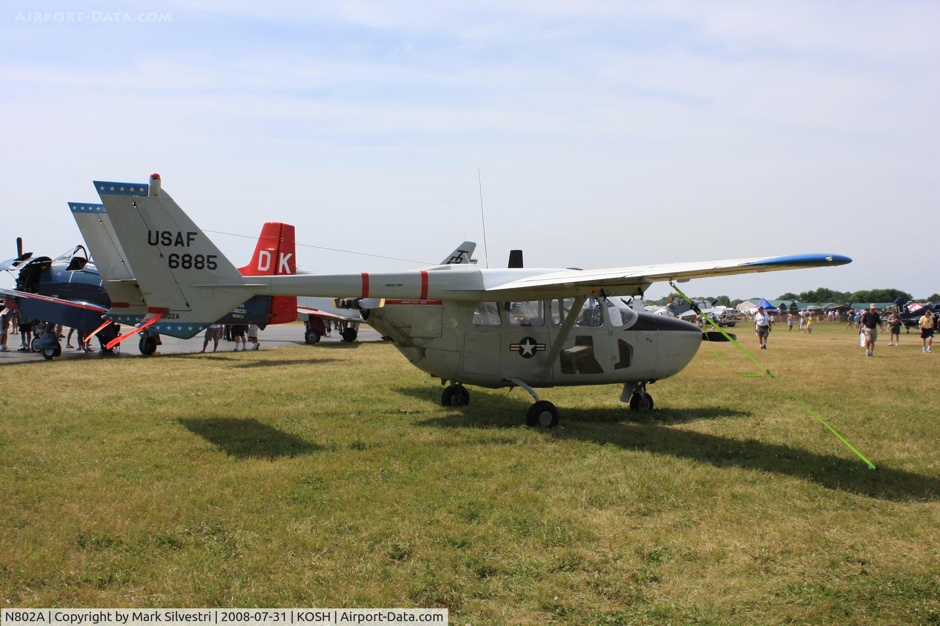 N802A, 1968 Cessna O-2A (M337B) Super Skymaster Super Skymaster C/N 337M-0174, Oshkosh 2008