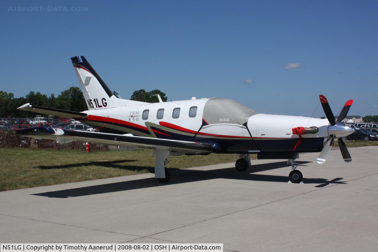N51LG, 2007 Socata TBM-700 C/N 423, EAA AirVenture 2008, Socata TBM 700