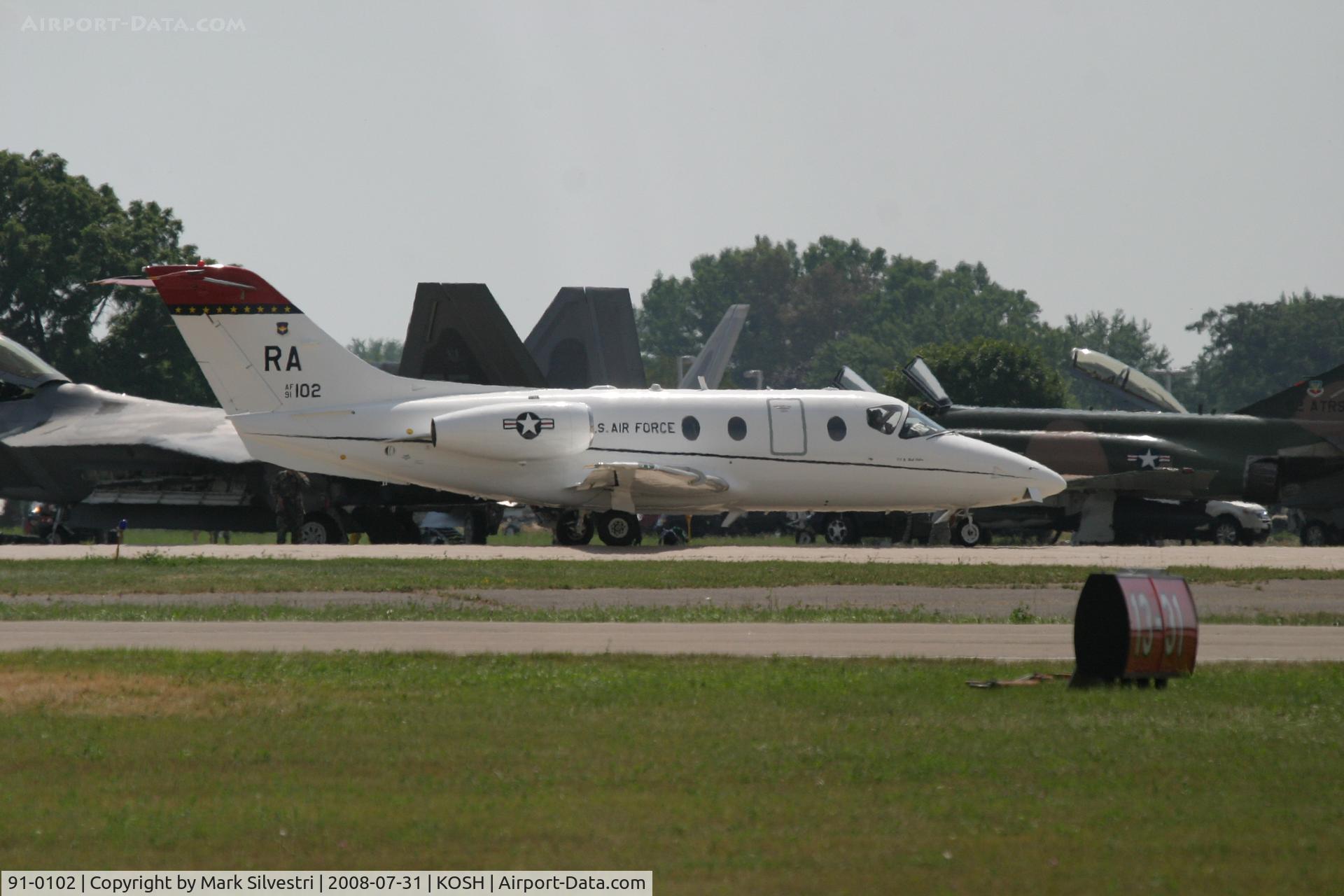 91-0102, 1991 Beechcraft T-1A Jayhawk C/N TT-43, Oshkosh 2008