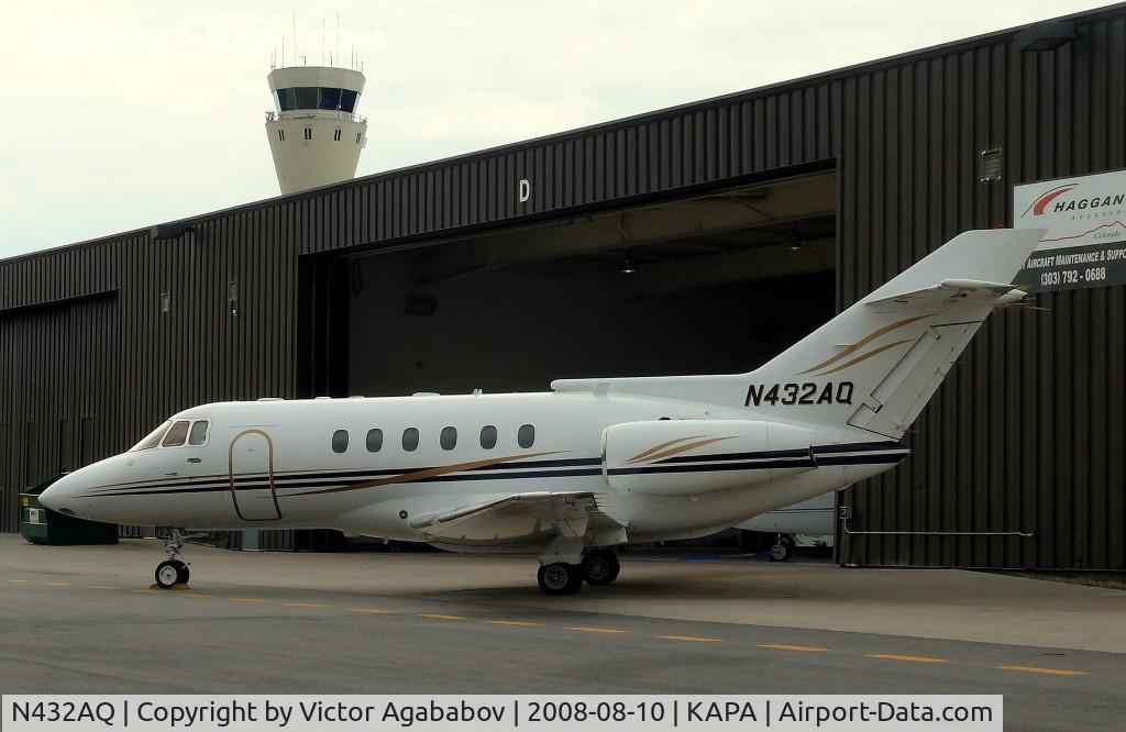 N432AQ, British Aerospace BAe.125 Series 800A C/N 258150, At Centennial