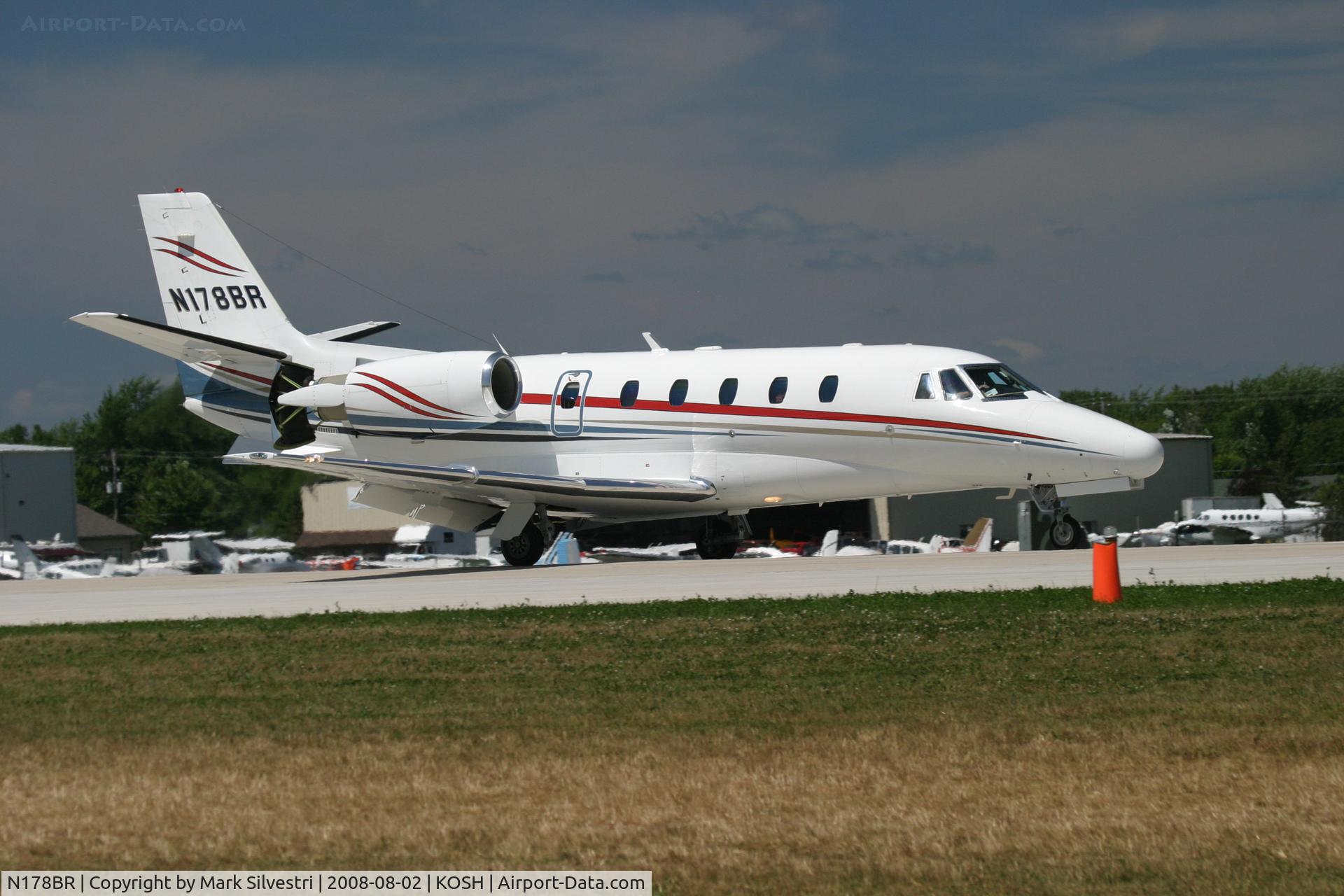 N178BR, 2003 Cessna 560XL Citation Excel C/N 560-5354, Oshkosh 2008